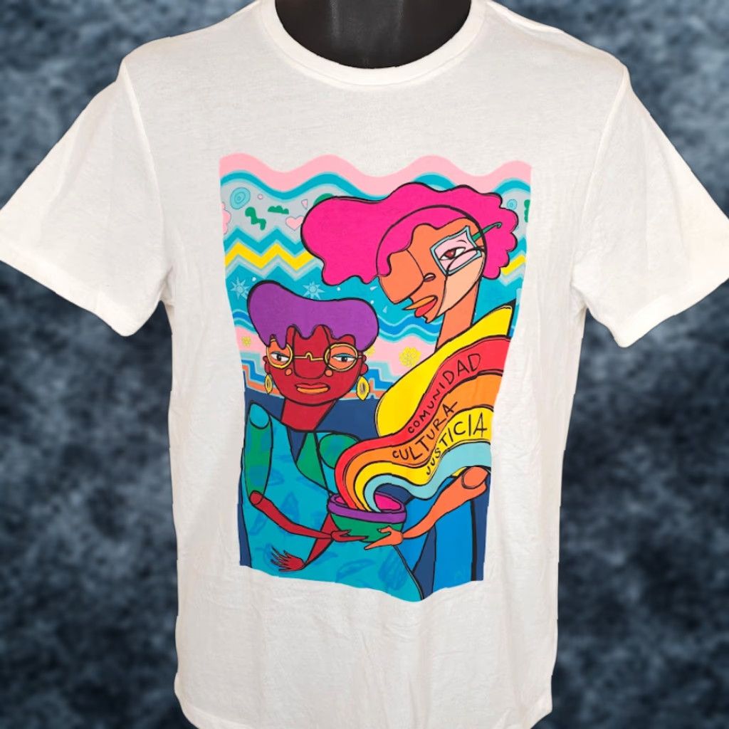 Old Navy Latin Heritage Month T Shirt Mens Size Small White Favianna Rodriguez Justicia Size US S / EU 44-46 / 1 - 1 Thumbnail