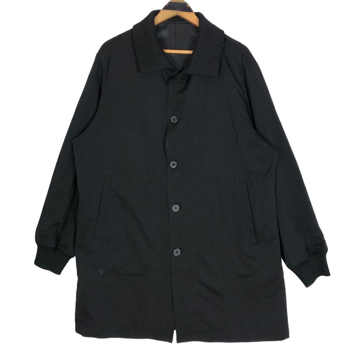 image of Vintage 90's Y’S For Men Yohji Yamamoto 1998Ss Light Jacket in Black (Size Large)
