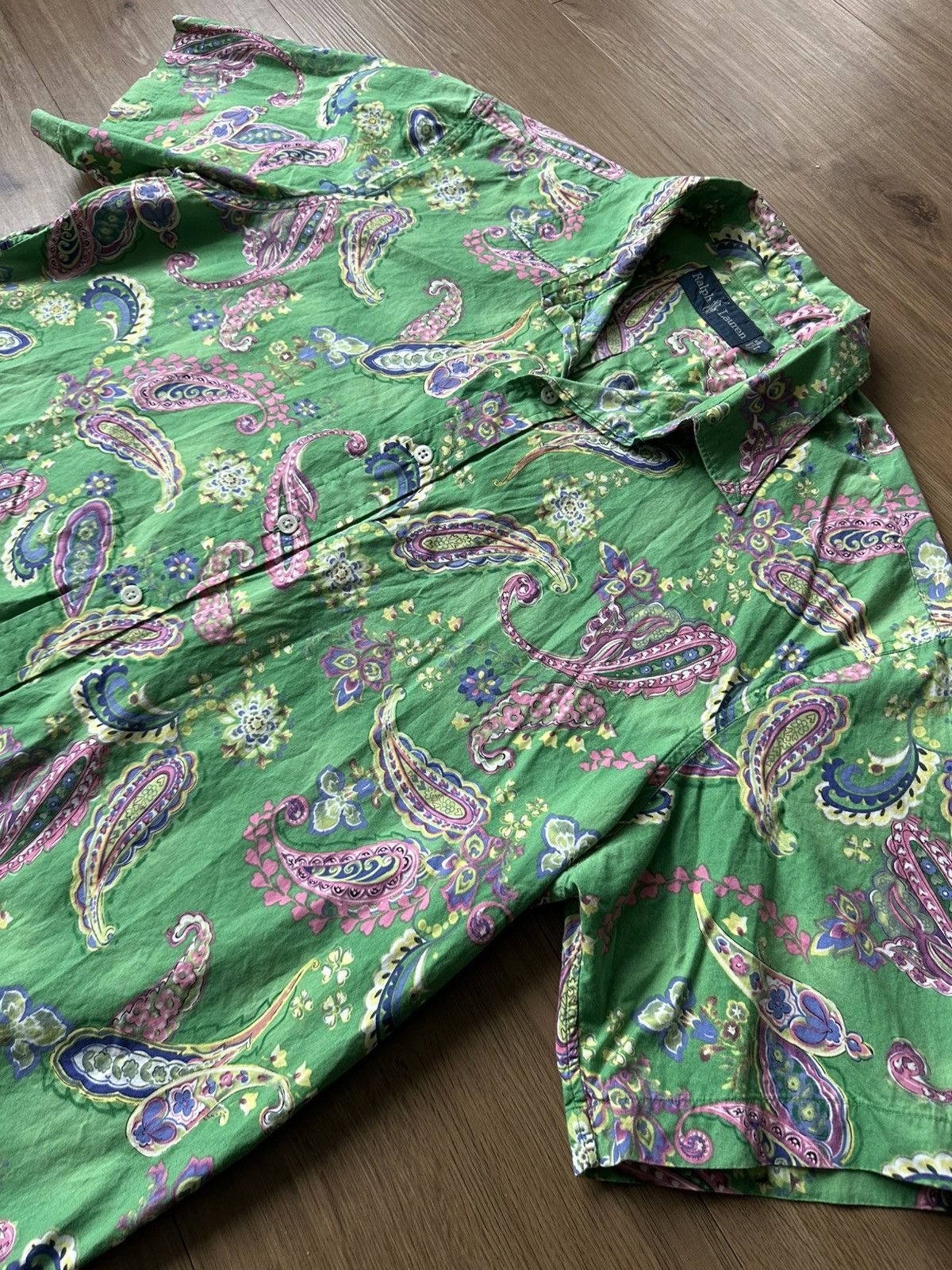 Polo Ralph Lauren Vintage 90s Polo Ralph Lauren Bandana Style Shirt Size US L / EU 52-54 / 3 - 6 Thumbnail