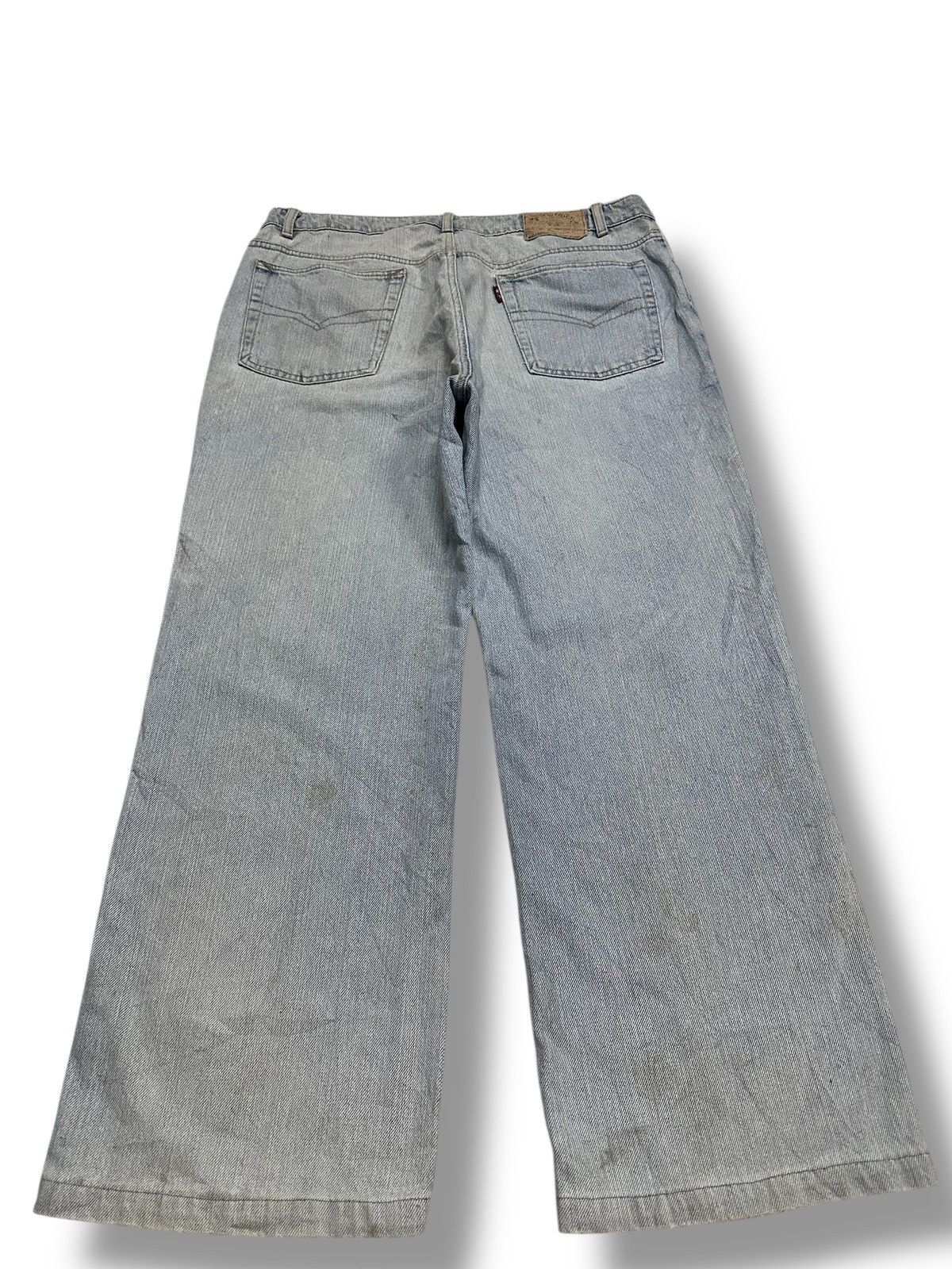 Japanese Brand Wood Duck Vintage Baggy Loose Jean With Distressed and Faded Size US 34 / EU 50 - 2 Thumbnail