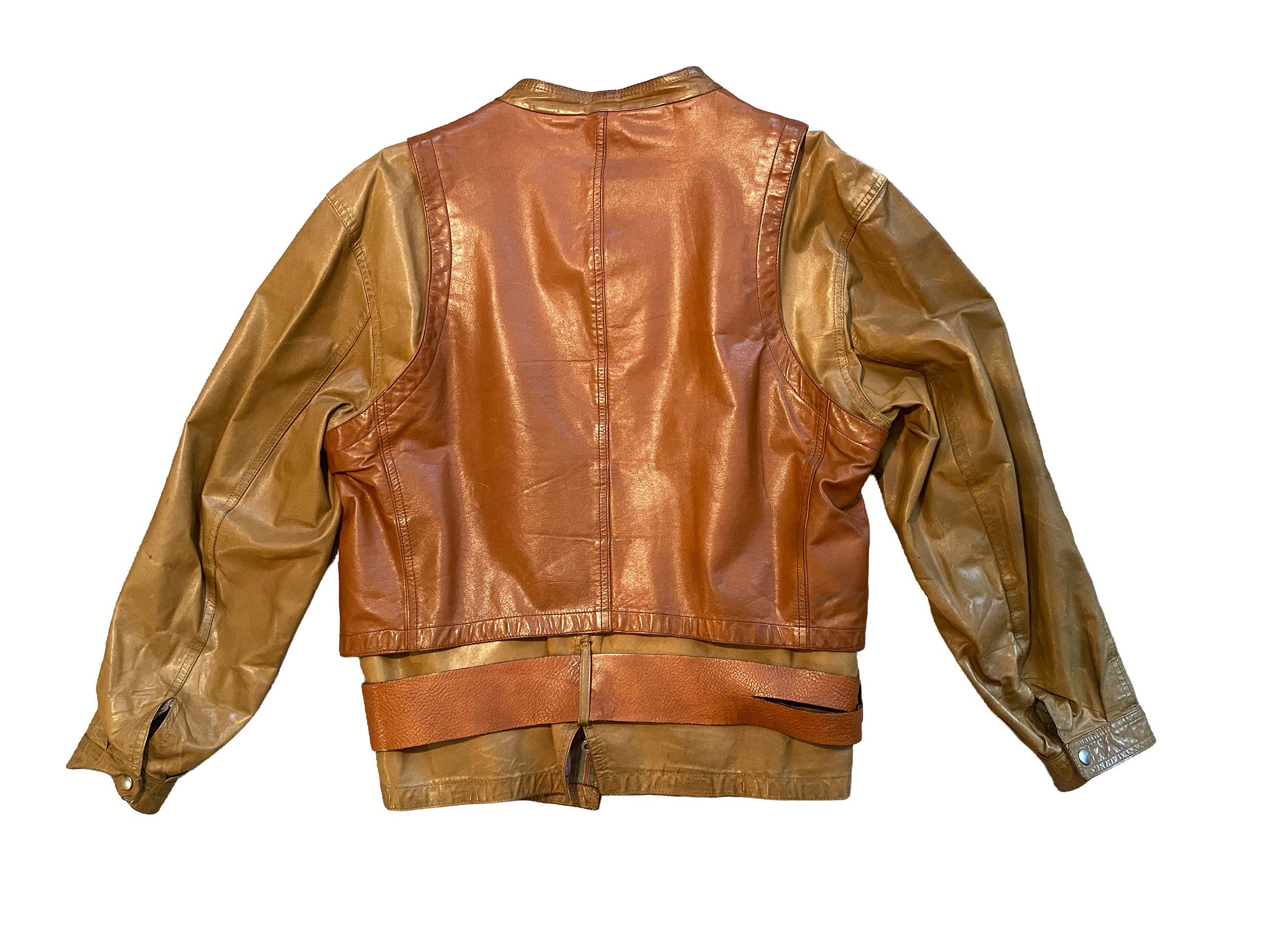Giorgio Armani Rare 1980s Giorgio Armani Archive Leather Jacket