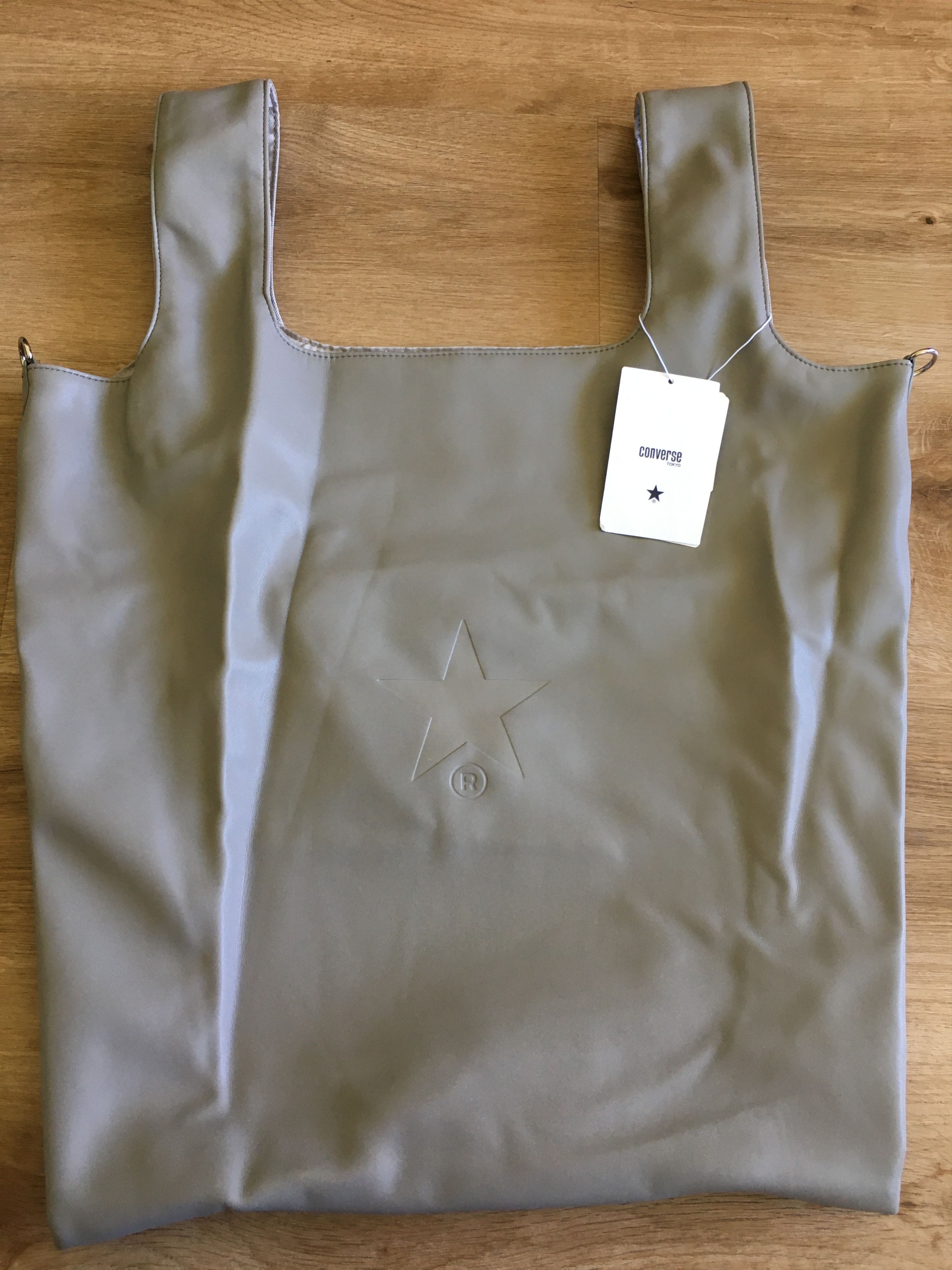 Converse 🇯🇵CONVERSE TOKYO FAKE-LEATHER 2WAY SHOPPING BAG Size ONE SIZE - 9 Thumbnail