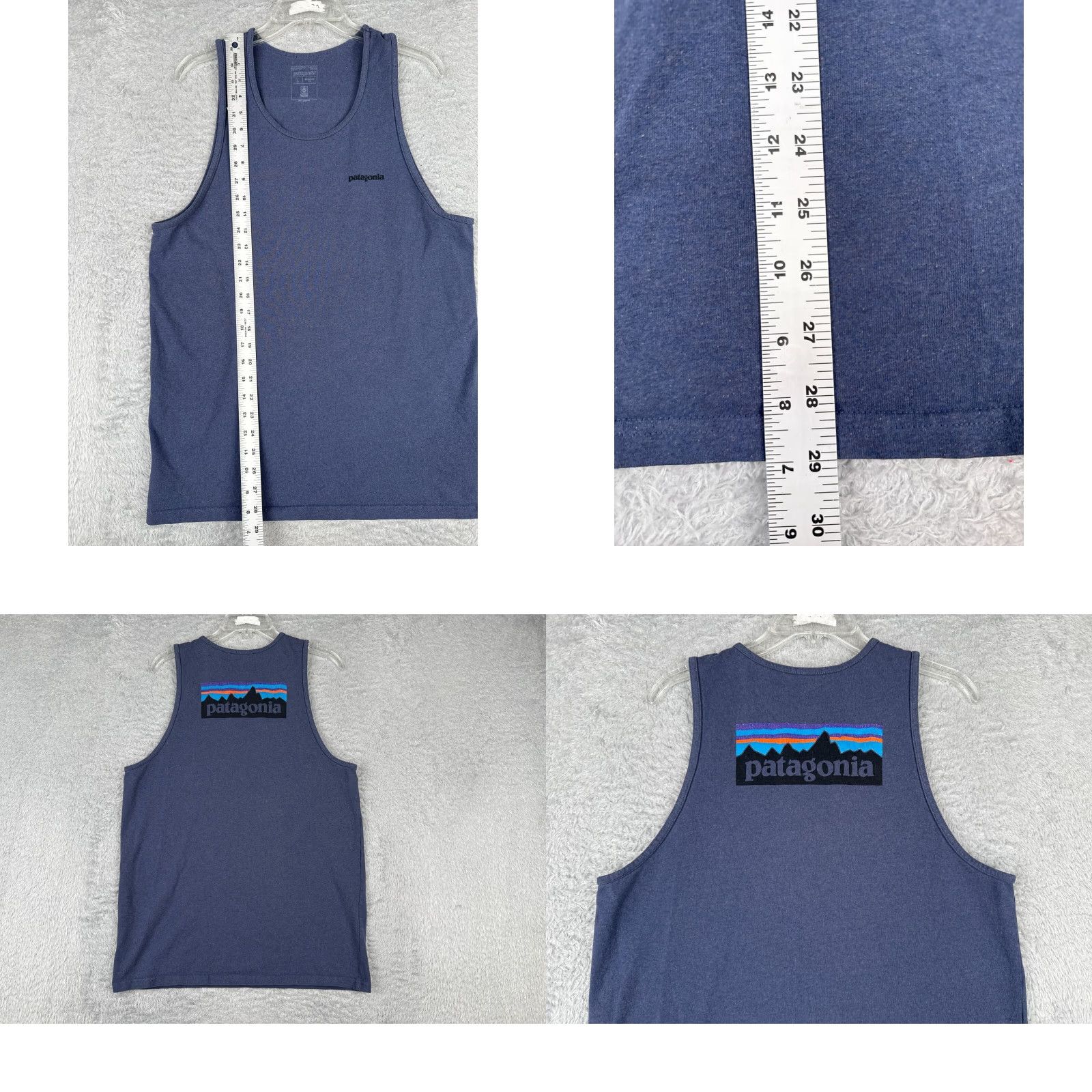 Patagonia Patagonia Shirt Womens Large Blue Tank Sleeveless Cotton Poly Blend Fitz Roy Size L / US 10 / IT 46 - 9 Thumbnail