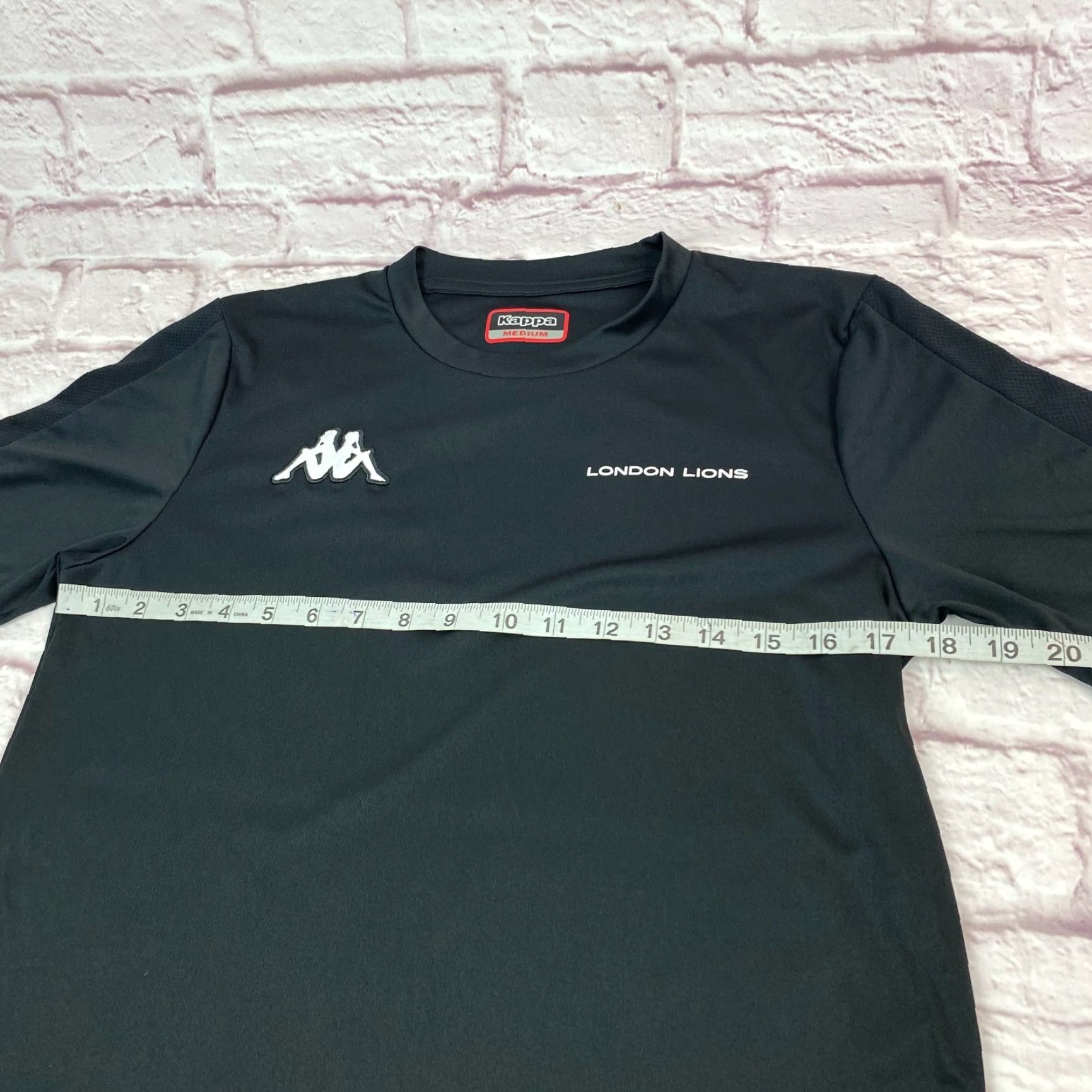 Kappa VINTAGE Kappa London Lions T-Shirt Logo Crew Neck Short Sleeve Black M Men Size US M / EU 48-50 / 2 - 7 Thumbnail