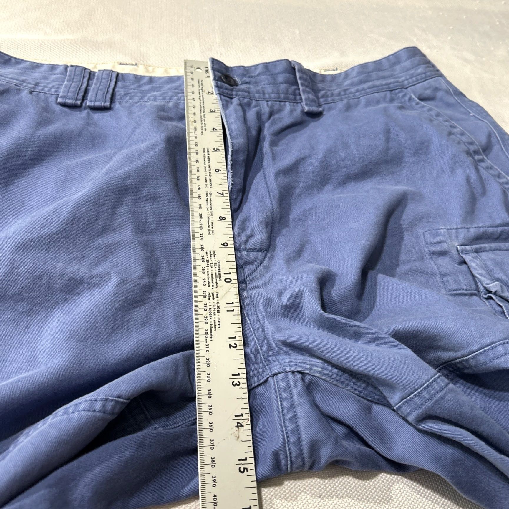 Polo Ralph Lauren Polo Ralph Lauren Cargo Shorts 100% Cotton Blue 10" Casual Men Sz 38 Regular Pocket Front Size US M / EU 48-50 / 2 - 6 Thumbnail