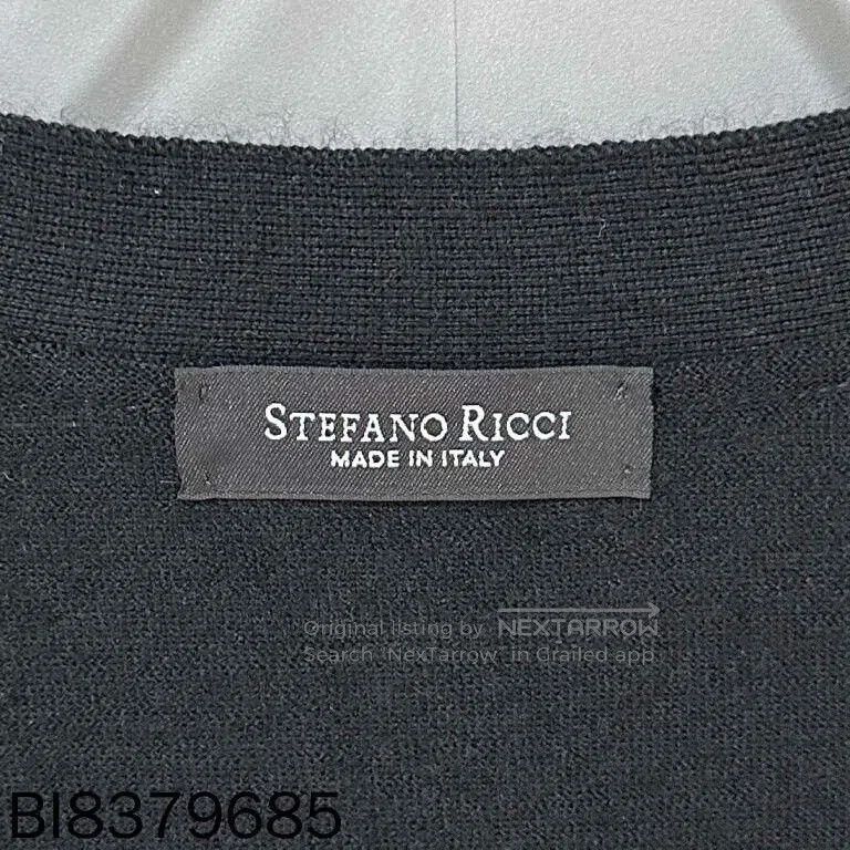 Stefano Ricci Stefano Ricci Black Cashmere Cardigan. Size US L / EU 52-54 / 3 - 4 Thumbnail