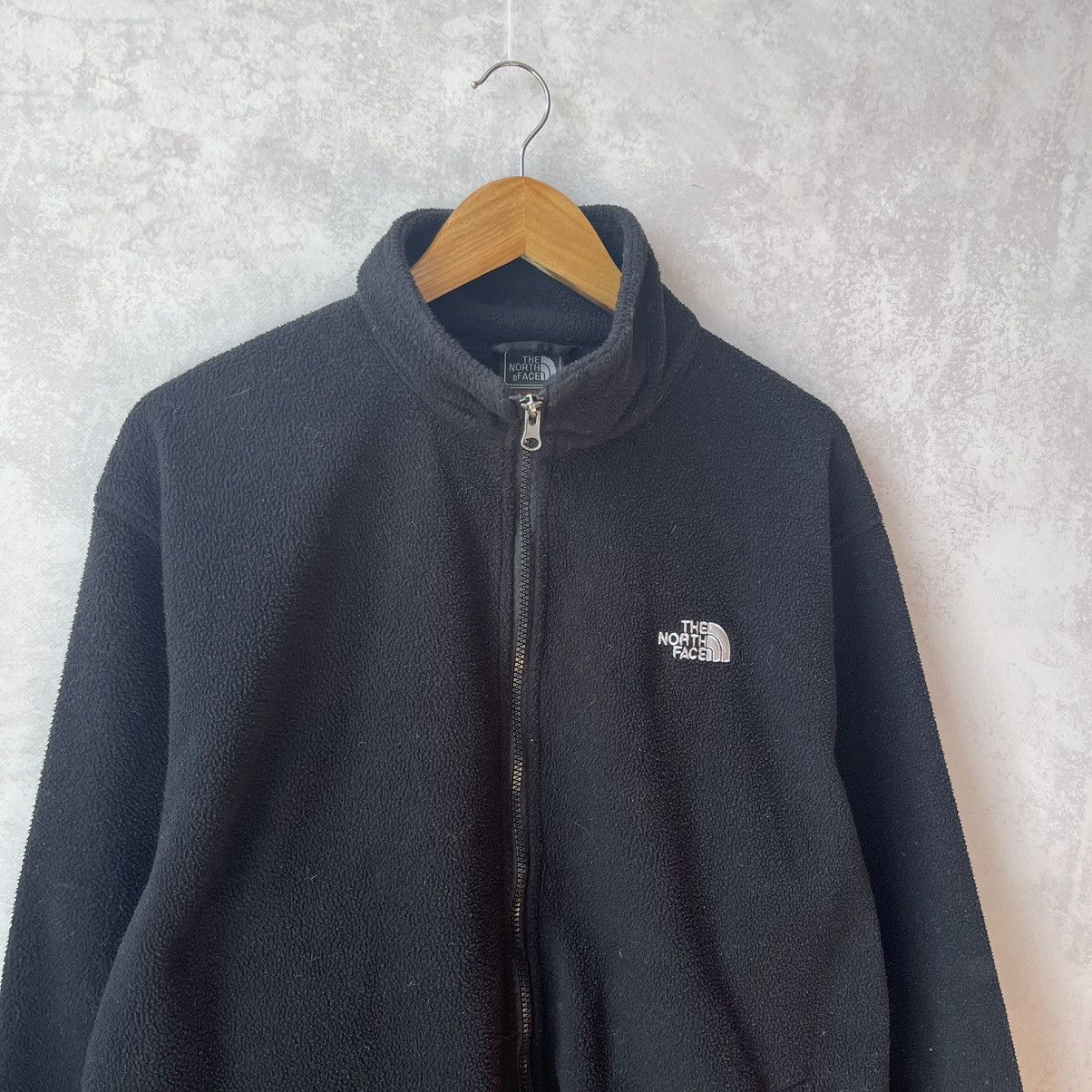 The North Face × Vintage Vintage 90s TNF the north face Fleece Zip Hoodie jacket Size US XL / EU 56 / 4 - 2 Thumbnail