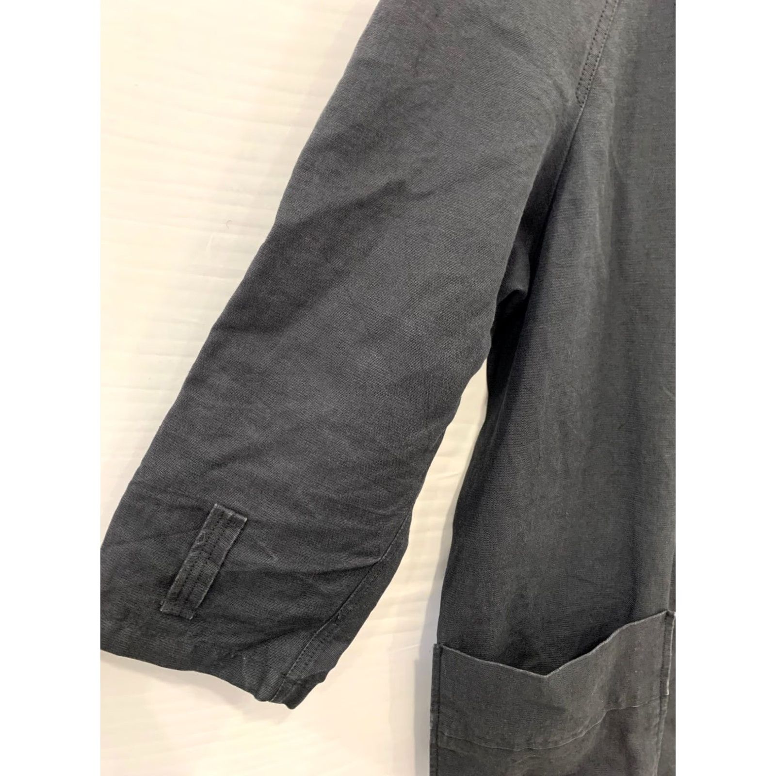 Isabel Marant Isabel Marant Étoile Women’s Linen Cotton Coat Black Oversized L Adult Women Coat Linen Cotton Patch Pockets 90s Minimalist Utility Overcoat Size L / US 10 / IT 46 - 7 Thumbnail