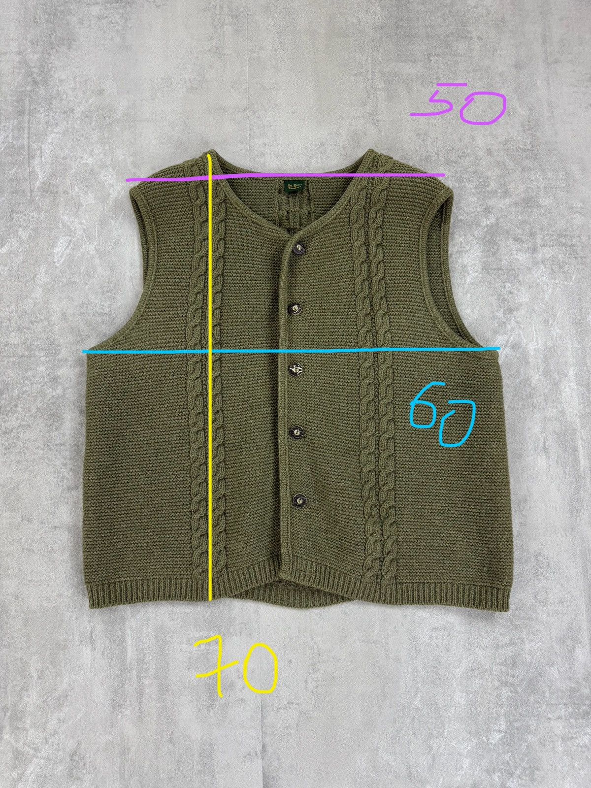 Designer × Vintage Vintage St Peter Trachten Sweater Green Vest Mens size XL Size US XL / EU 56 / 4 - 7 Thumbnail
