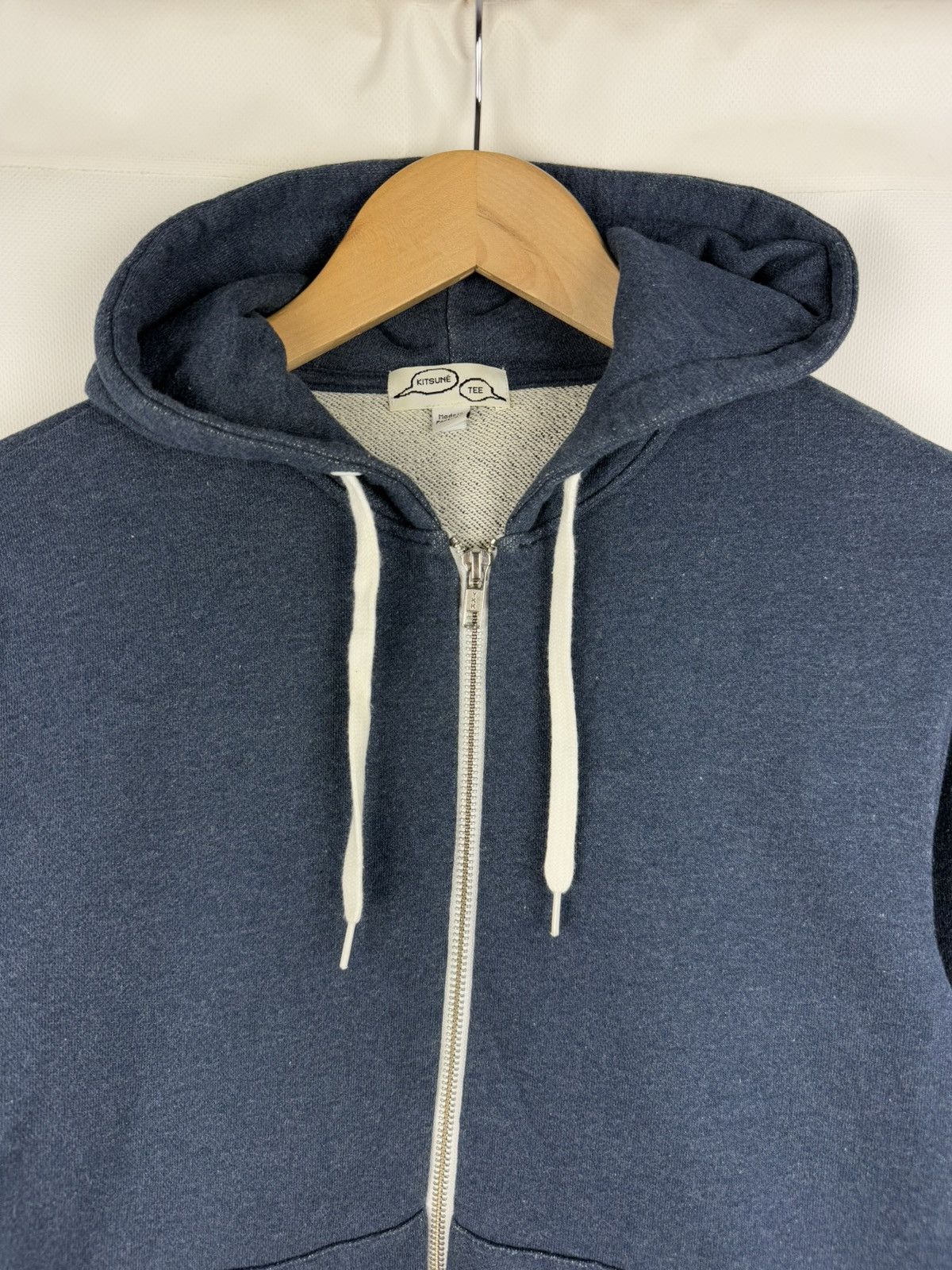 Maison Kitsune Maison Kitsune Parisien Logo Unisex Full Zip Hoodie Size Xs Size US XS / EU 42 / 0 - 8 Thumbnail