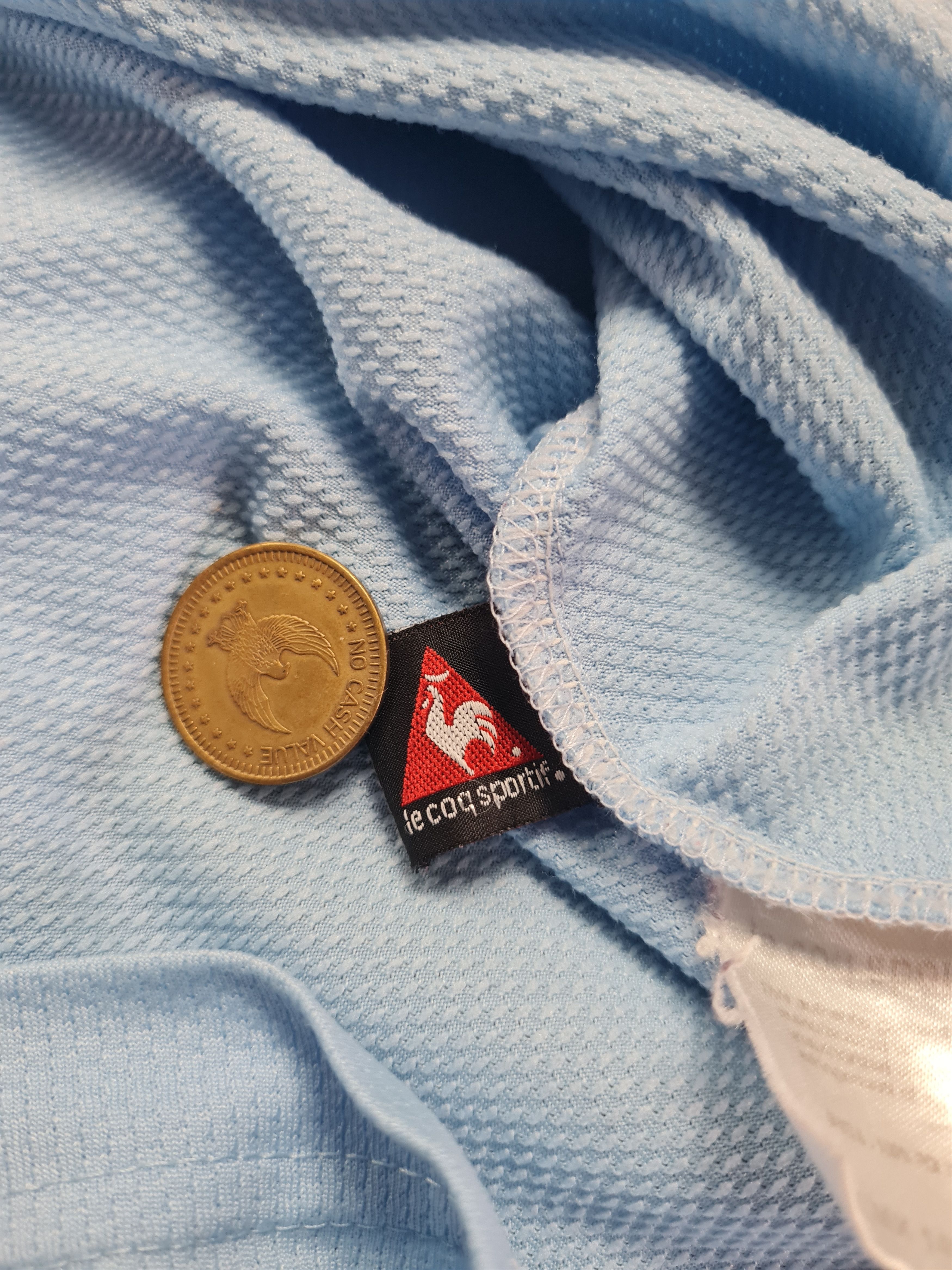 Le Coq Sportif Manchester City 08/09 #2 Richards Le Coq Sportif Thomas Cook Size US XL / EU 56 / 4 - 21 Thumbnail