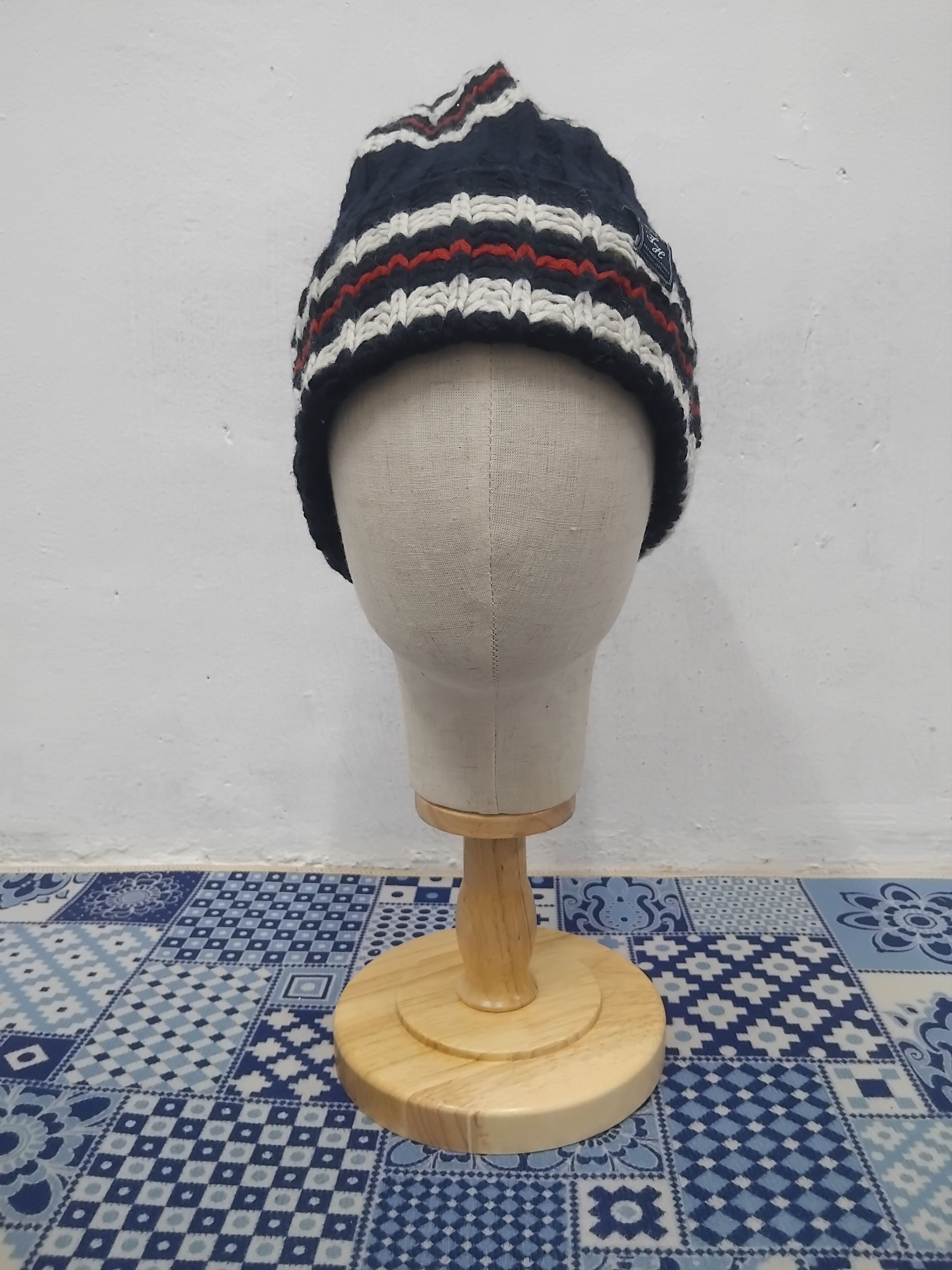 Tommy Hilfiger 💥Tommy hilfiger blue red beanie Size ONE SIZE - 7 Thumbnail