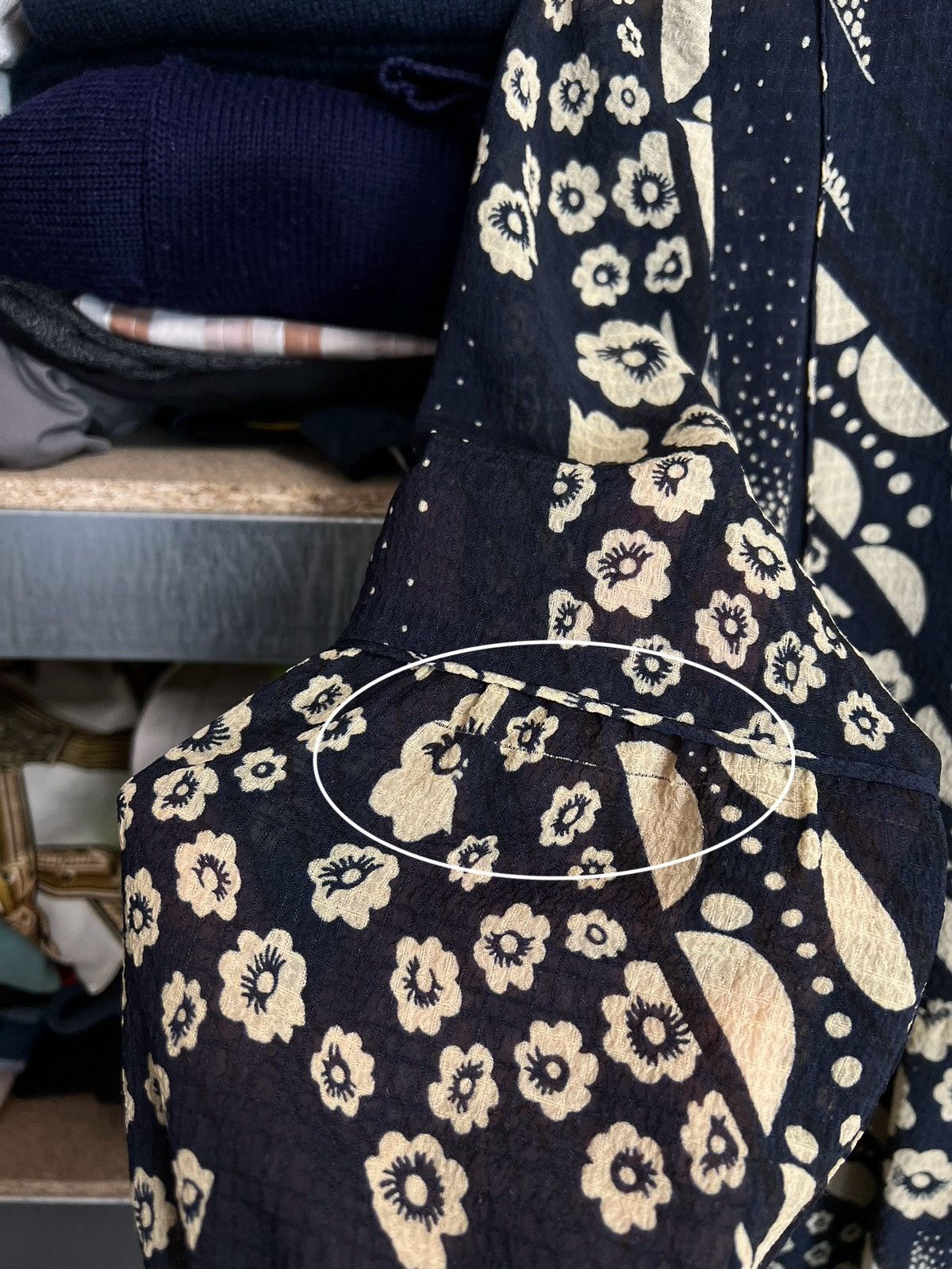 Designer × ba&sh Ba&sh Dress Women’s Giulia Floral Print Retro 3/4 Sleeve Sz1 Size XS / US 0-2 / IT 36-38 - 8 Thumbnail