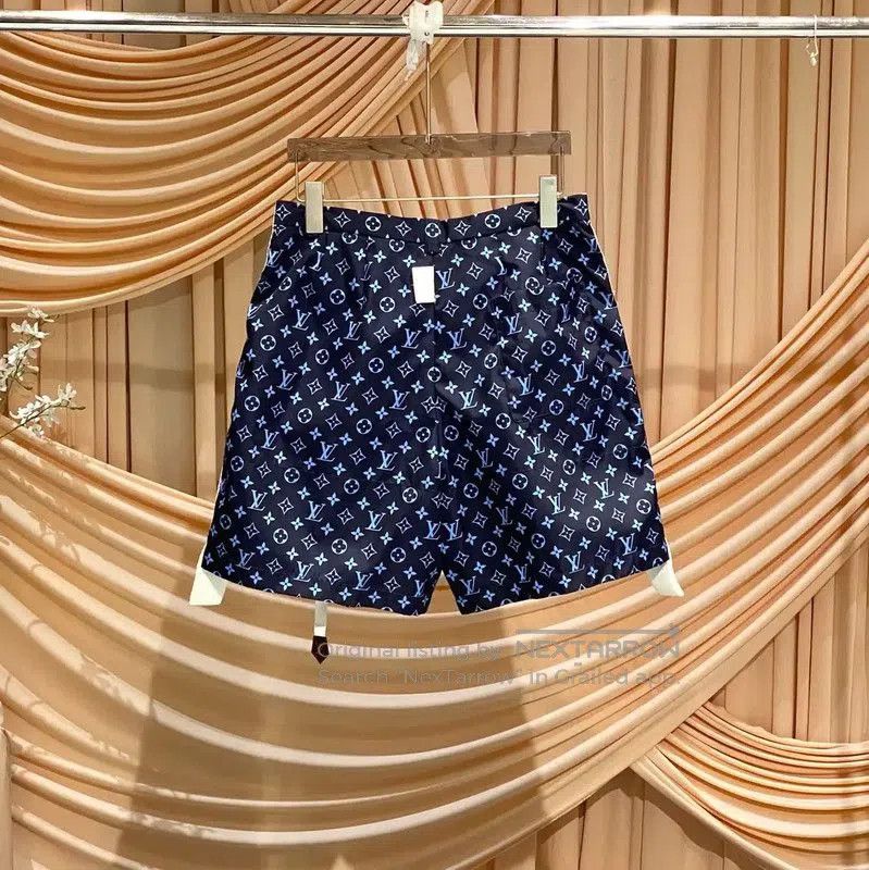 Louis Vuitton Louis Vuitton Blue Cotton Women's Shorts . Size 27" / US 4 / IT 40 - 2 Thumbnail