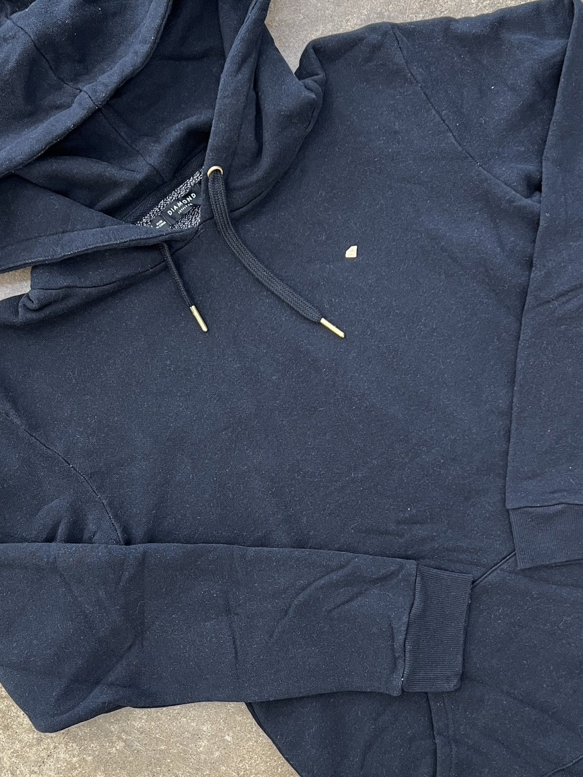 Diamond Supply Co. Diamond Supply Diamond Gold Emblem Hoodie Black Small Size US S / EU 44-46 / 1 - 1 Thumbnail