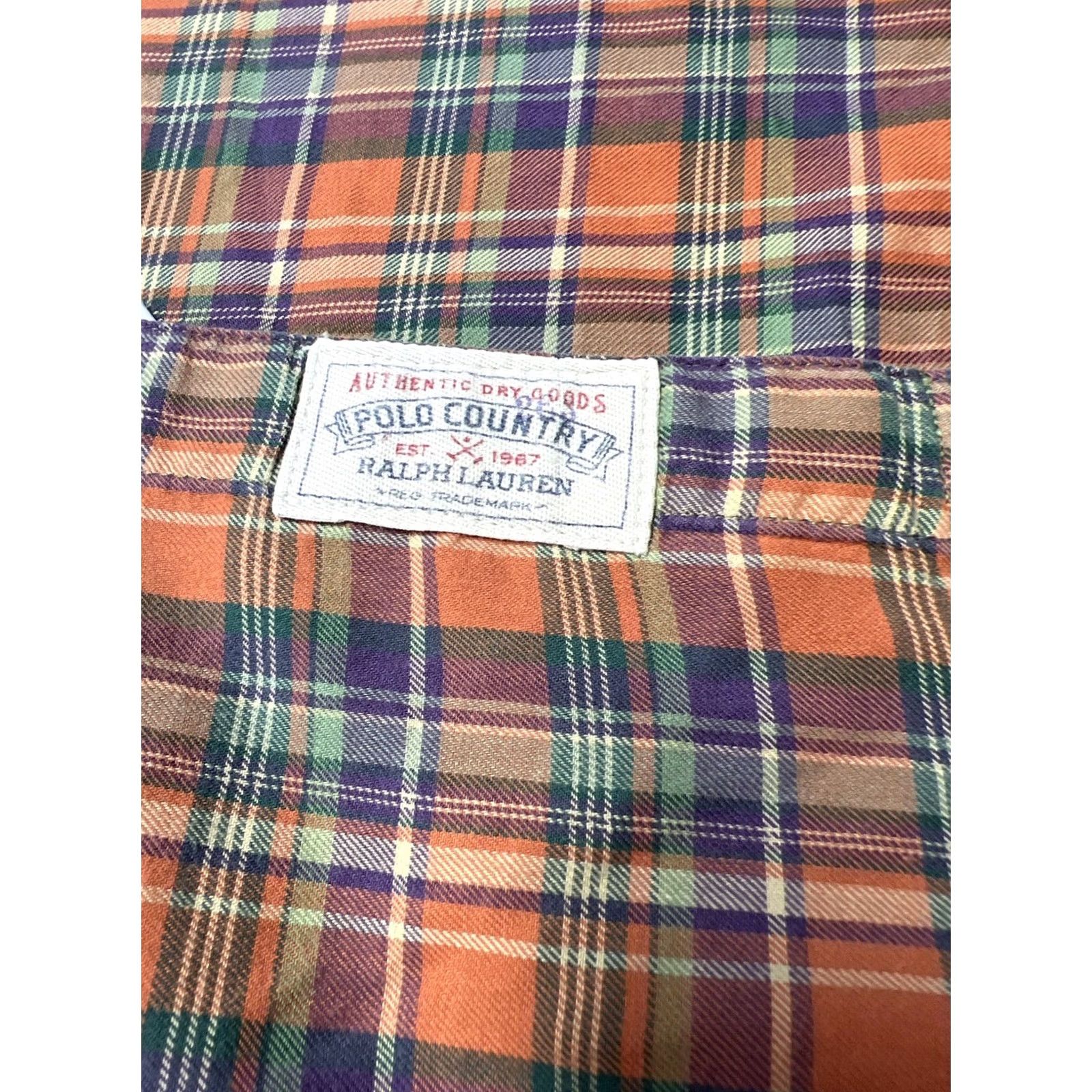Polo Ralph Lauren Polo Ralph Lauren Polo Country Plaid Shirt XXL Elbow Patch Button-Down Mens Size US XXL / EU 58 / 5 - 7 Thumbnail