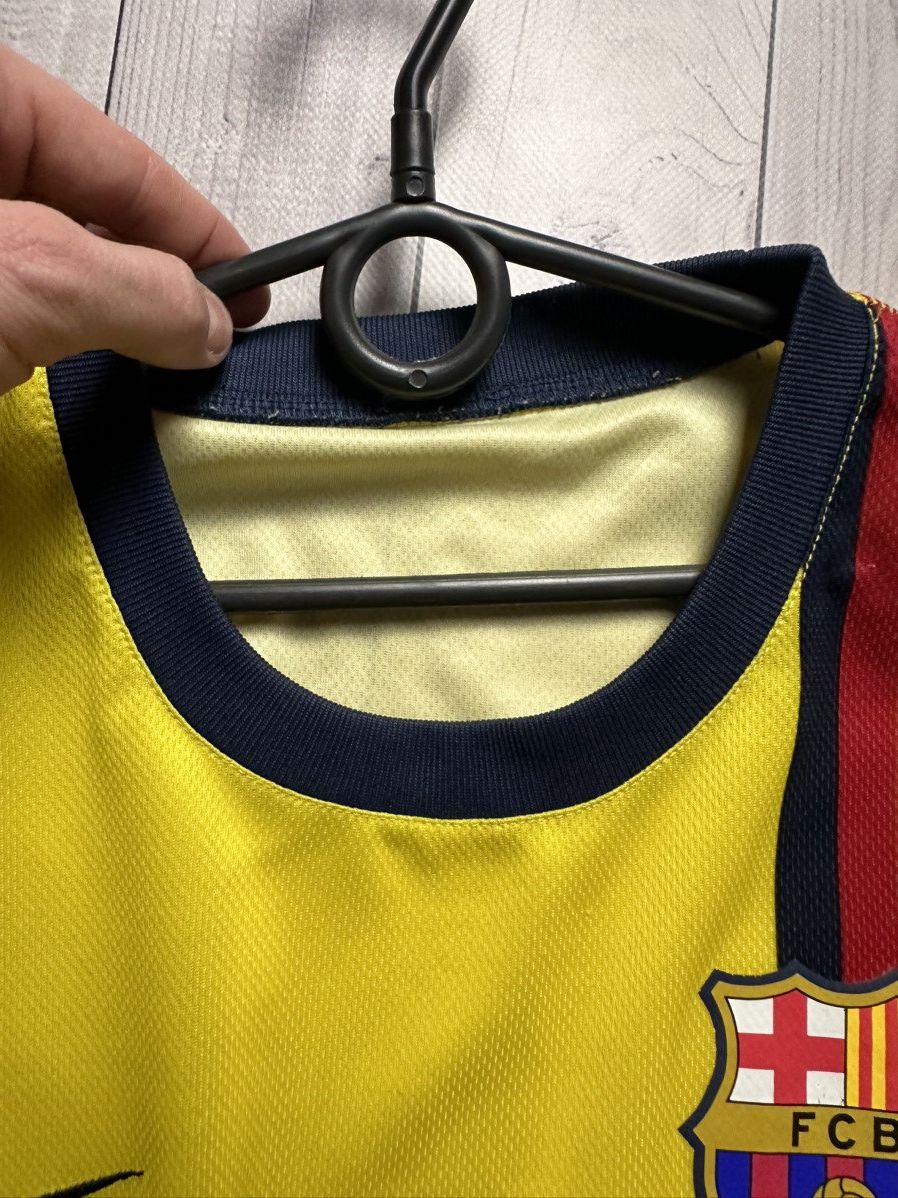 Nike × Vintage Vintage Nike Barcelona soccer jersey size Xl yellow away Size US XL / EU 56 / 4 - 7 Thumbnail