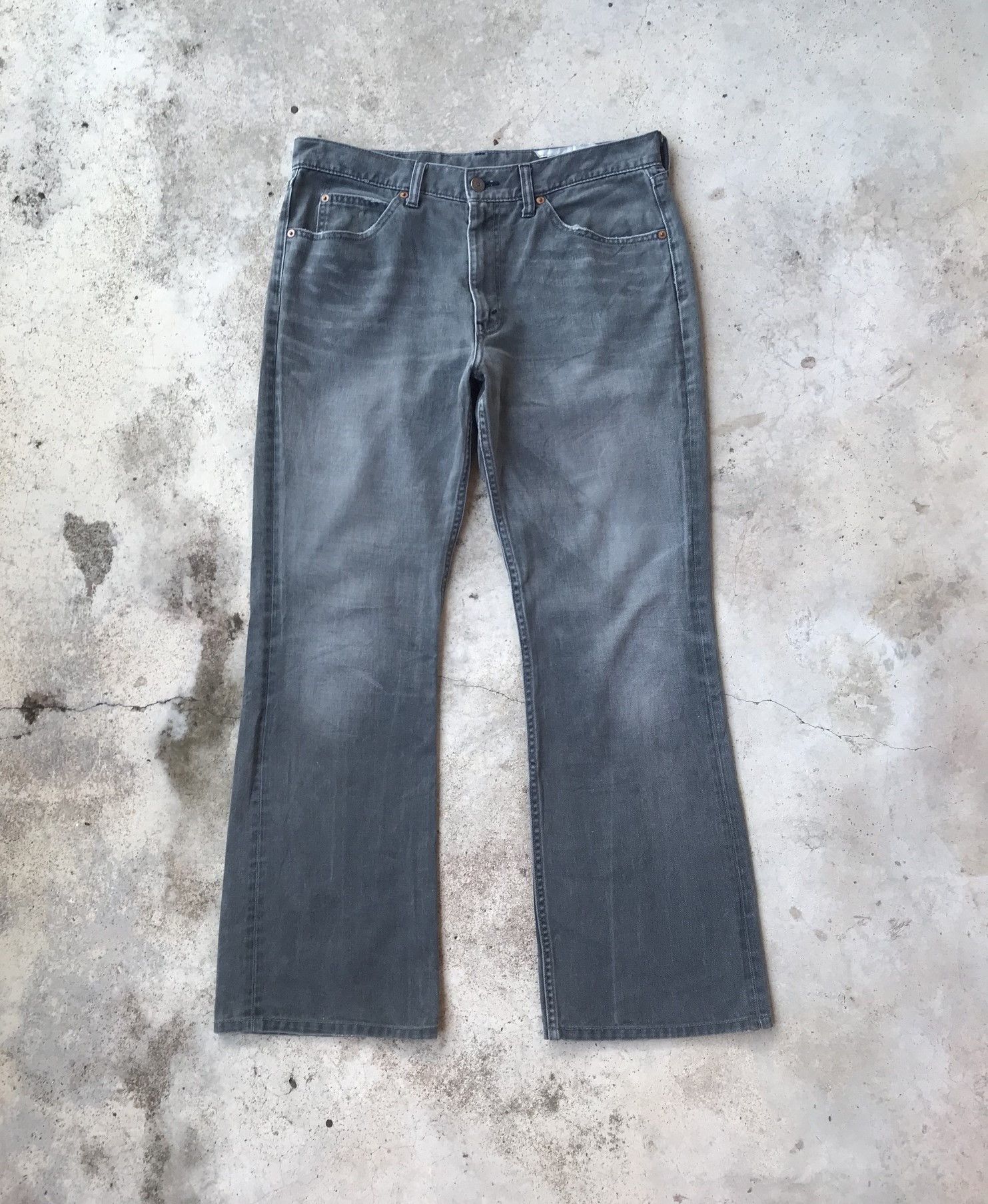 Levi's × Vintage FLARED VINTAGE Levis 517 faded black japan W33x29 Size US 33 - 3 Thumbnail