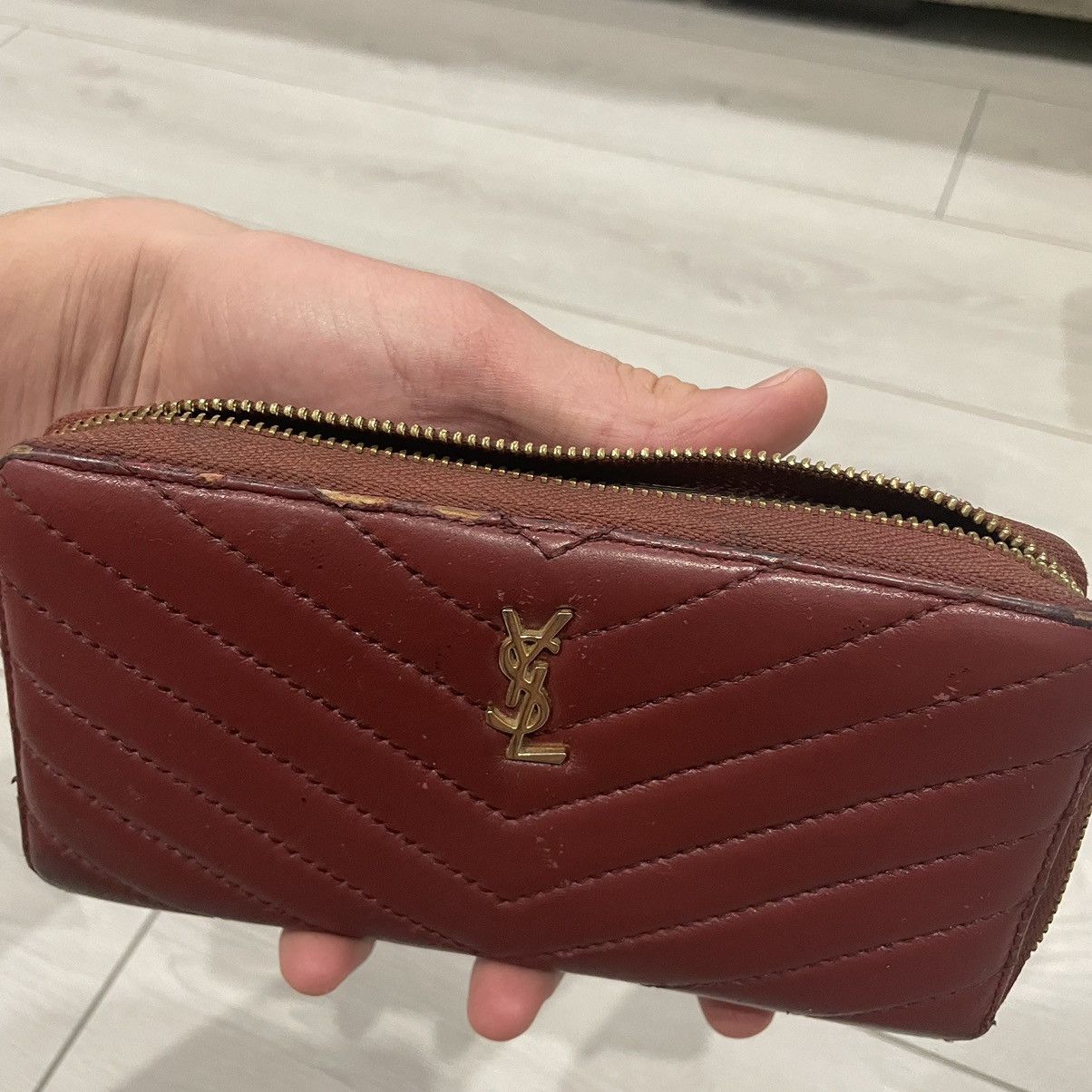 Vintage × Yves Saint Laurent YSL Cardholder wallet yves saint Laurent bag Size ONE SIZE - 2 Thumbnail