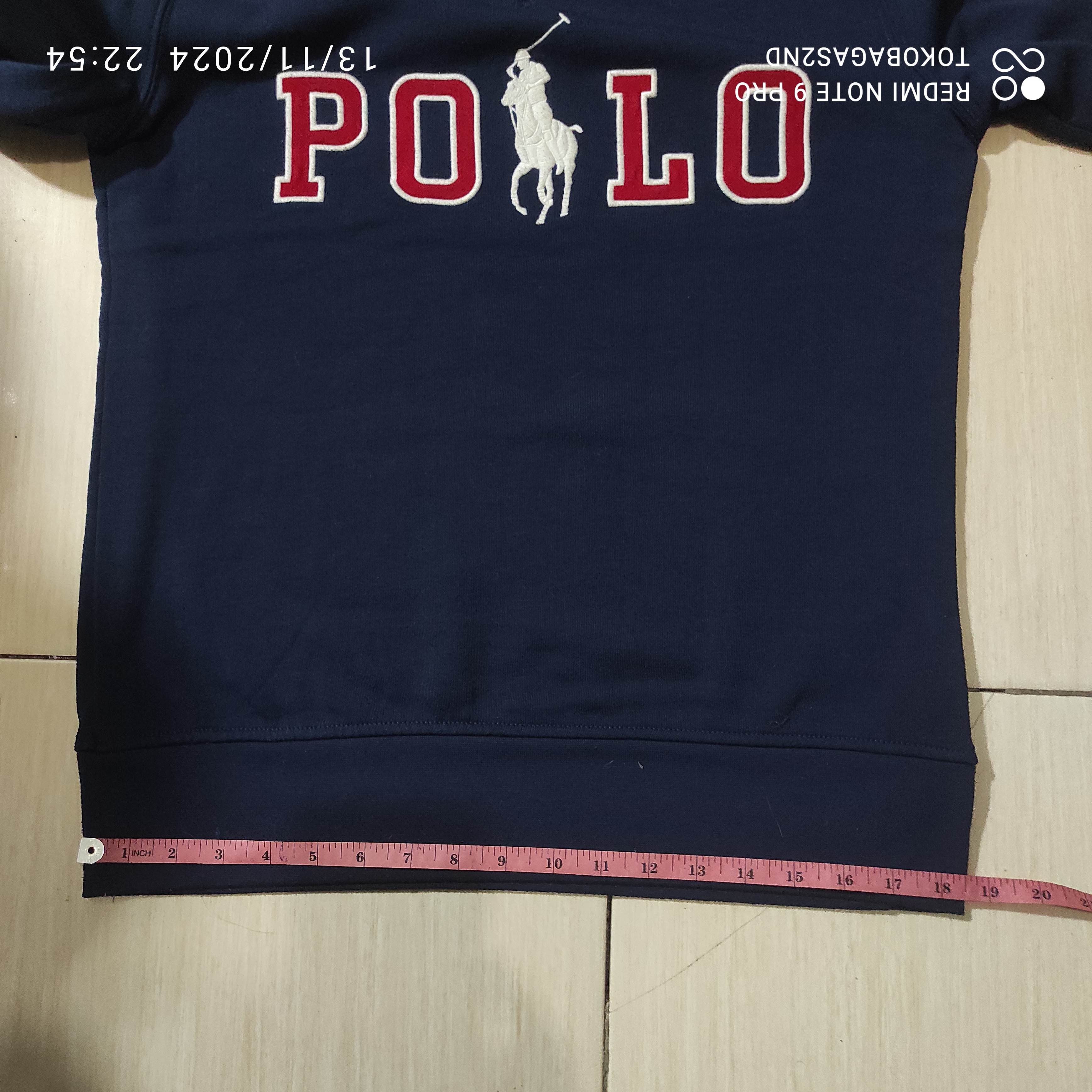 Polo Ralph Lauren Vintage POLO ralph lauren big spellout crewneck sweatshirt Size US M / EU 48-50 / 2 - 13 Thumbnail