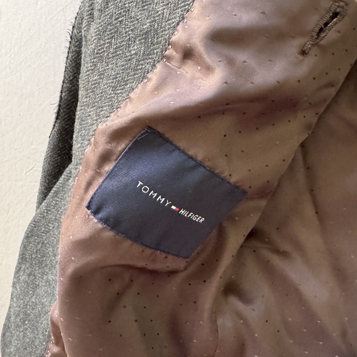 Tommy Hilfiger Tommy Hilfiger Wool Blend Tweed Sports Coat Blazer Size 44R - 4 Thumbnail