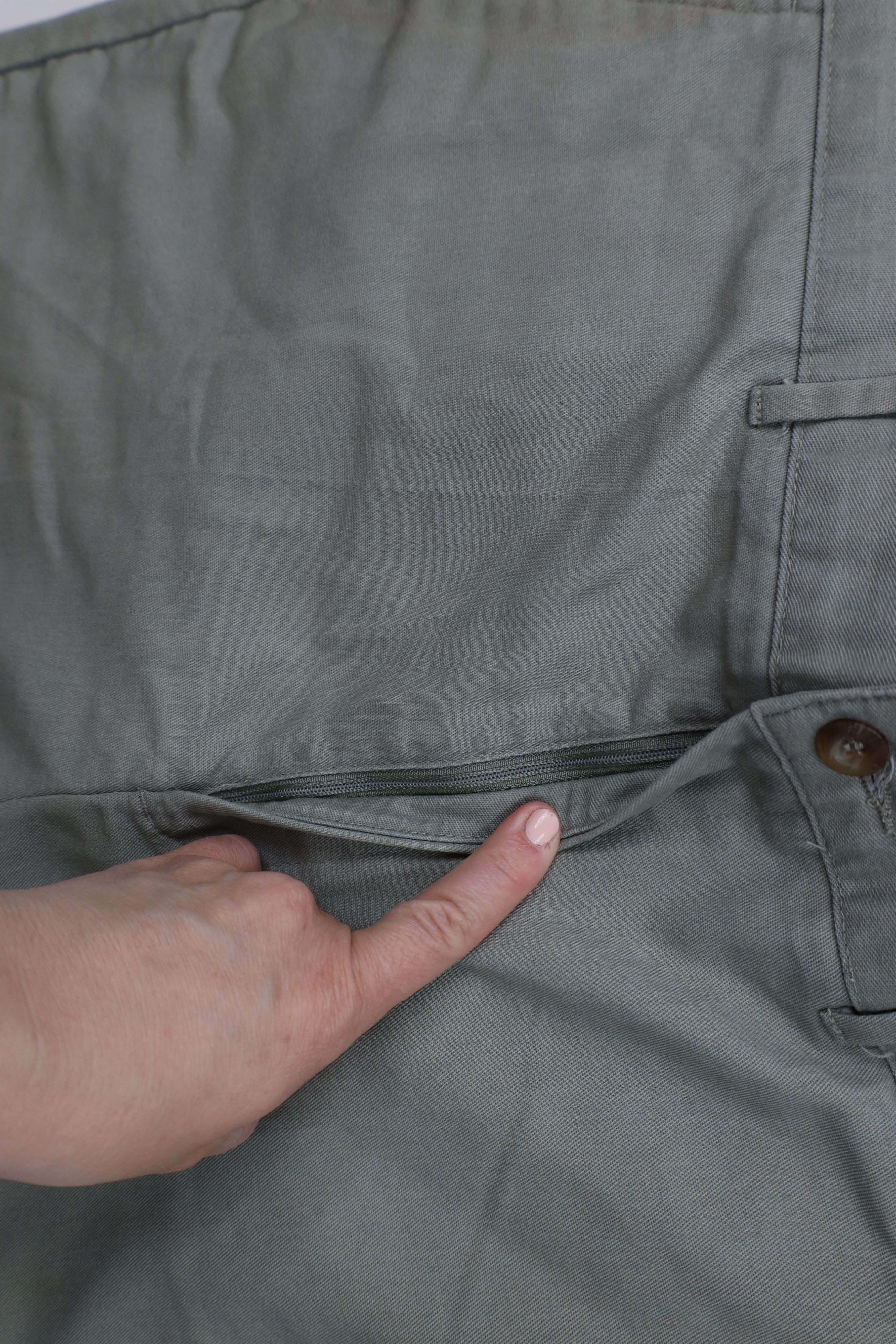 Vintage Vintage 90s Streetwear Above Knee Chino Golf Shorts Green Size US 34 / EU 50 - 5 Thumbnail