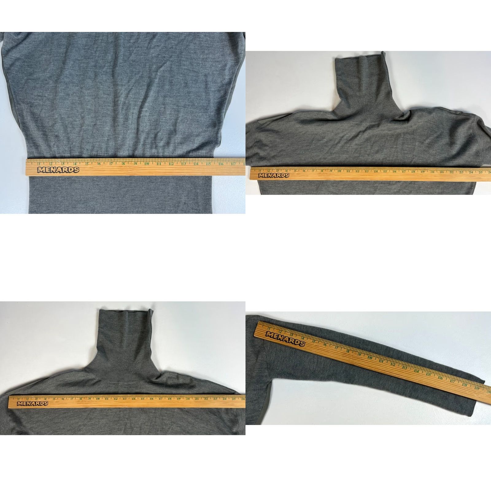 Allsaints AllSaints Flik Dress Knit Merino Wool Women M Gray Size M / US 6-8 / IT 42-44 - 9 Thumbnail
