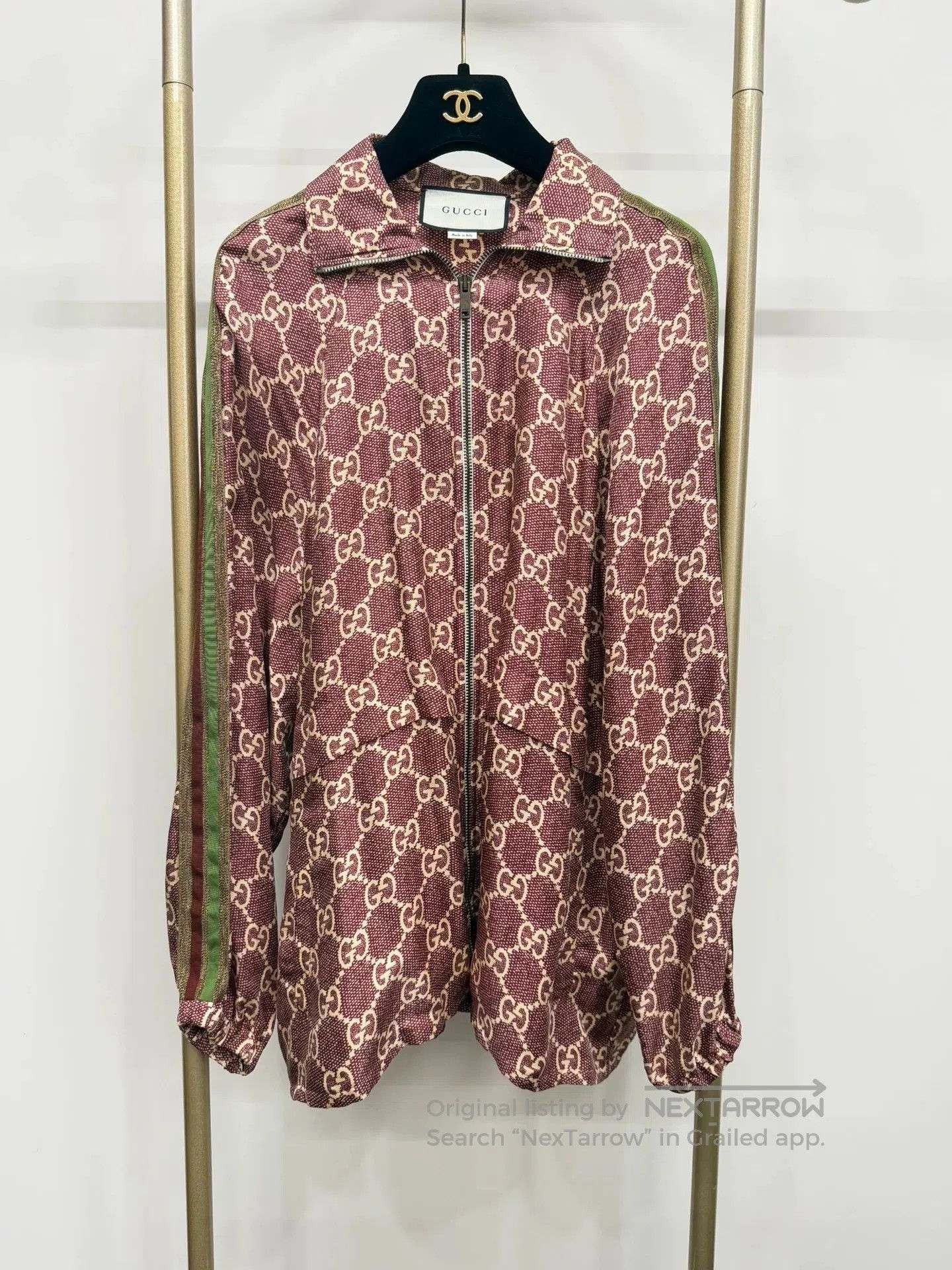 Gucci Gucci Silk Monogram Jacket XXS. Size XXS / US 00 / IT 34 - 1 Thumbnail