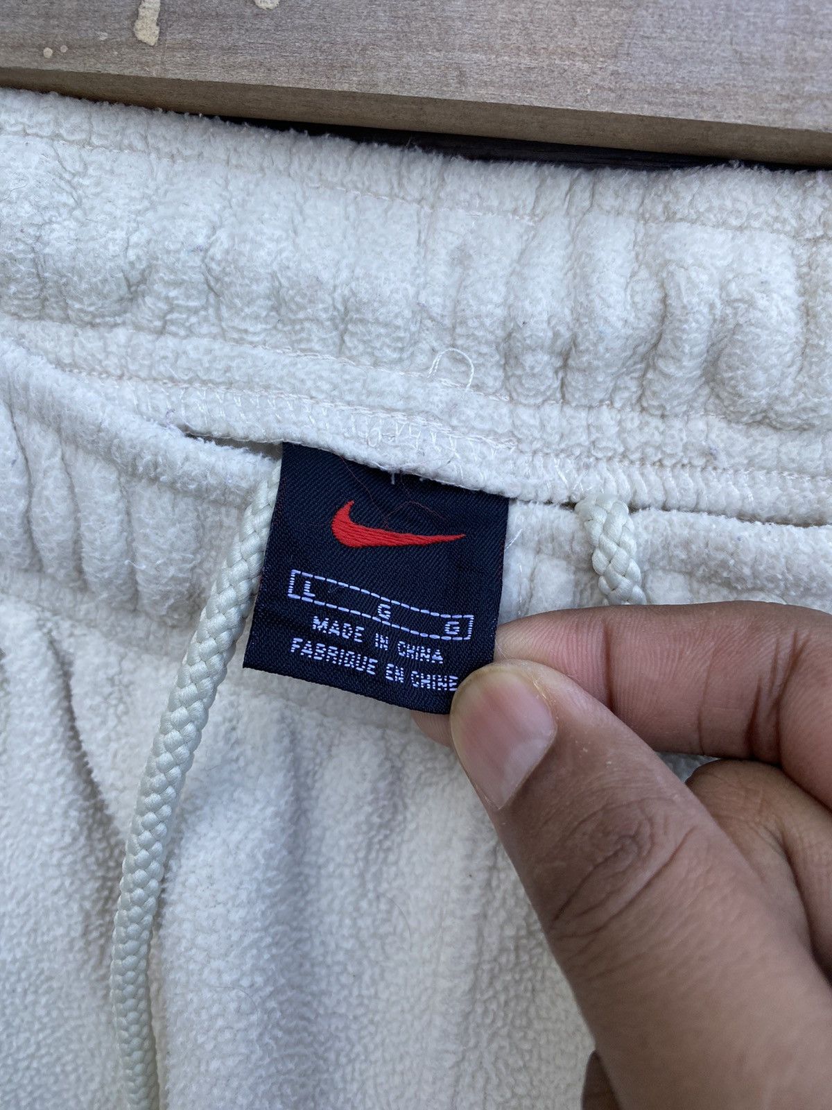 Vintage Size L ❗️Vintage 90s Nike Fleece Sweatpants - waist 30” - 36” Size US 30 / EU 46 - 9 Thumbnail