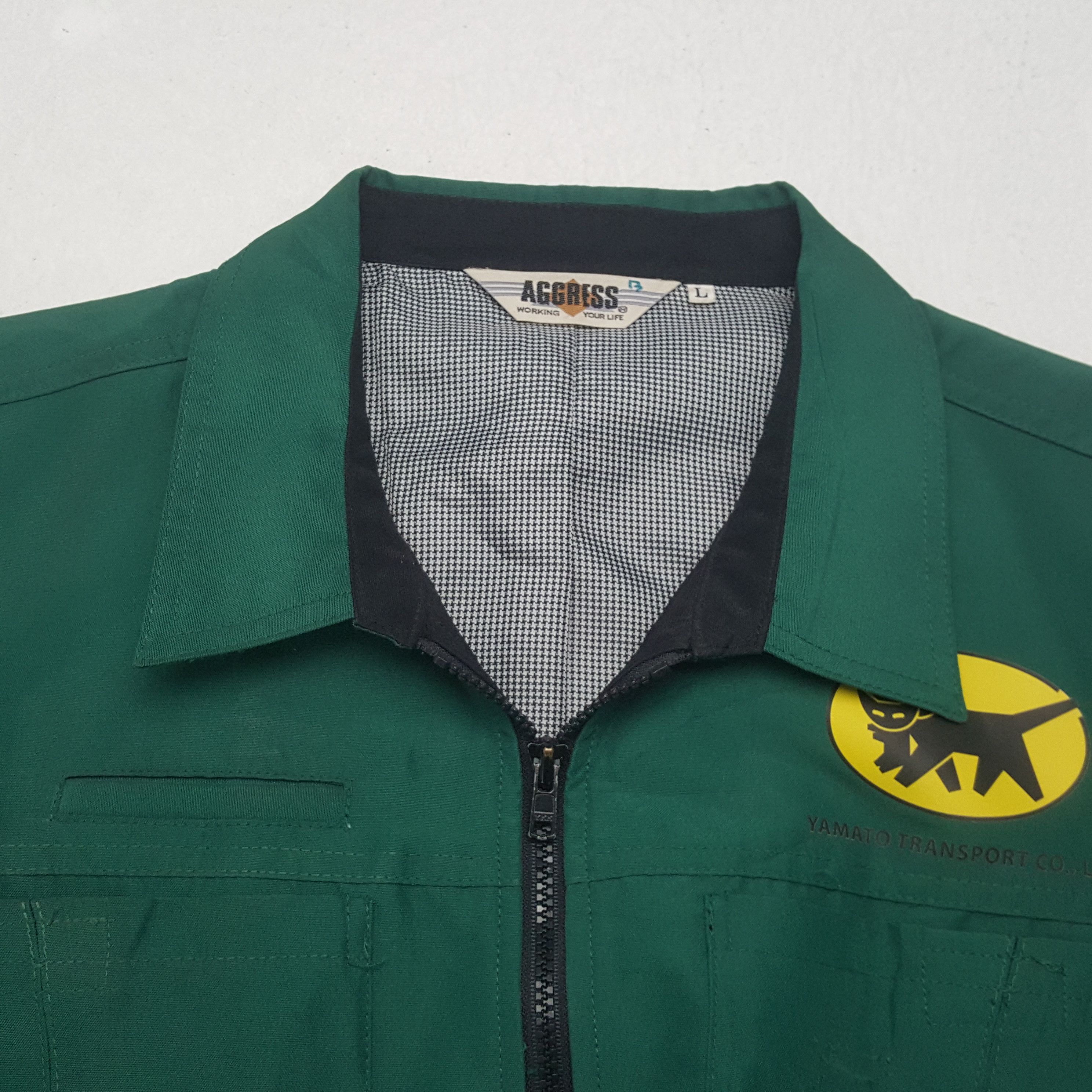 Japanese Brand × Vintage YAMATO TRANSPORT Japanese Workwear Custom Art Jacket C284N15 Size US L / EU 52-54 / 3 - 5 Thumbnail
