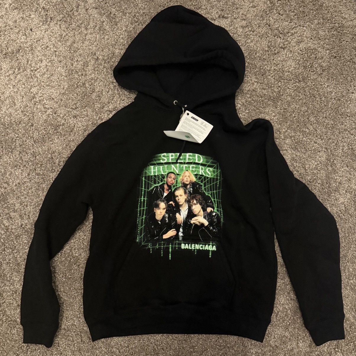 Balenciaga Balenciaga Speedhunters hooded sweatshirt hoodie XS logo Size US XS / EU 42 / 0 - 1 Thumbnail