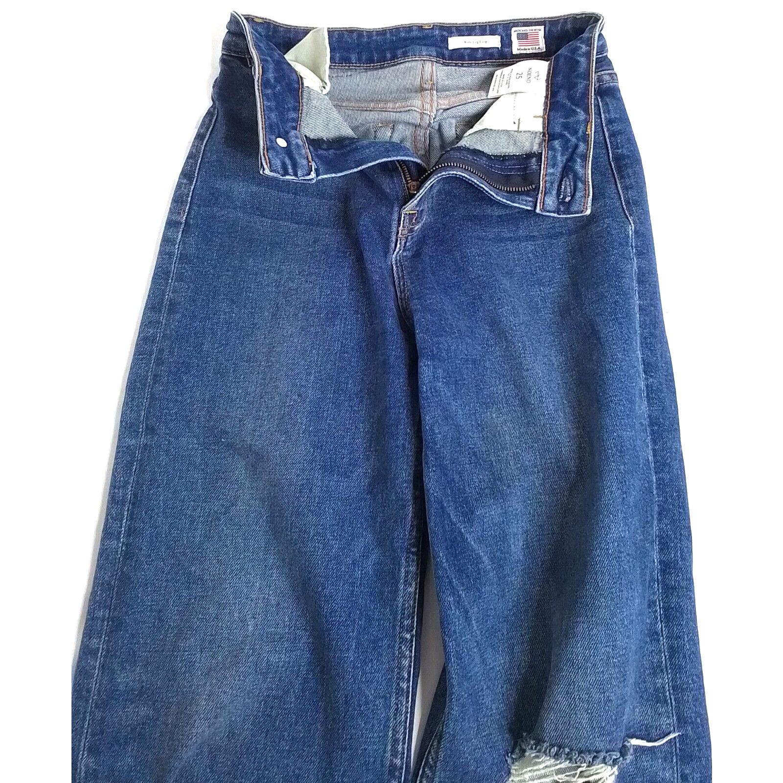 Other NoEnd Wide Leg Crop Denim Jeans Women's Size 25 Size 25" / US 0 / IT 36 - 4 Thumbnail