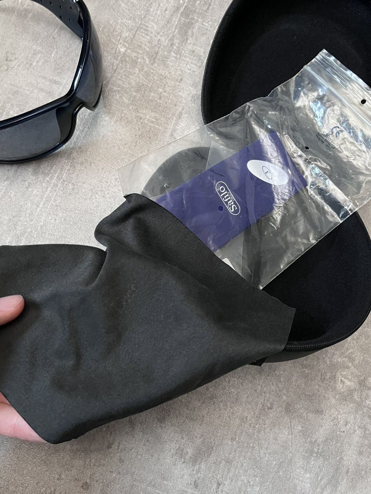 Dior Dior Logo Ribbon Oversized Sunglasses blue Size ONE SIZE - 13 Thumbnail