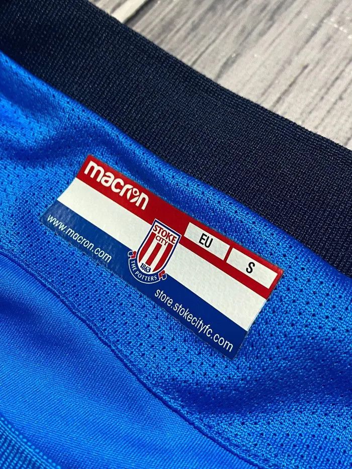 Macron Stoke City 2018 2019 Home Goalkeeper Shirt Soccer Jersey Size US S / EU 44-46 / 1 - 3 Thumbnail