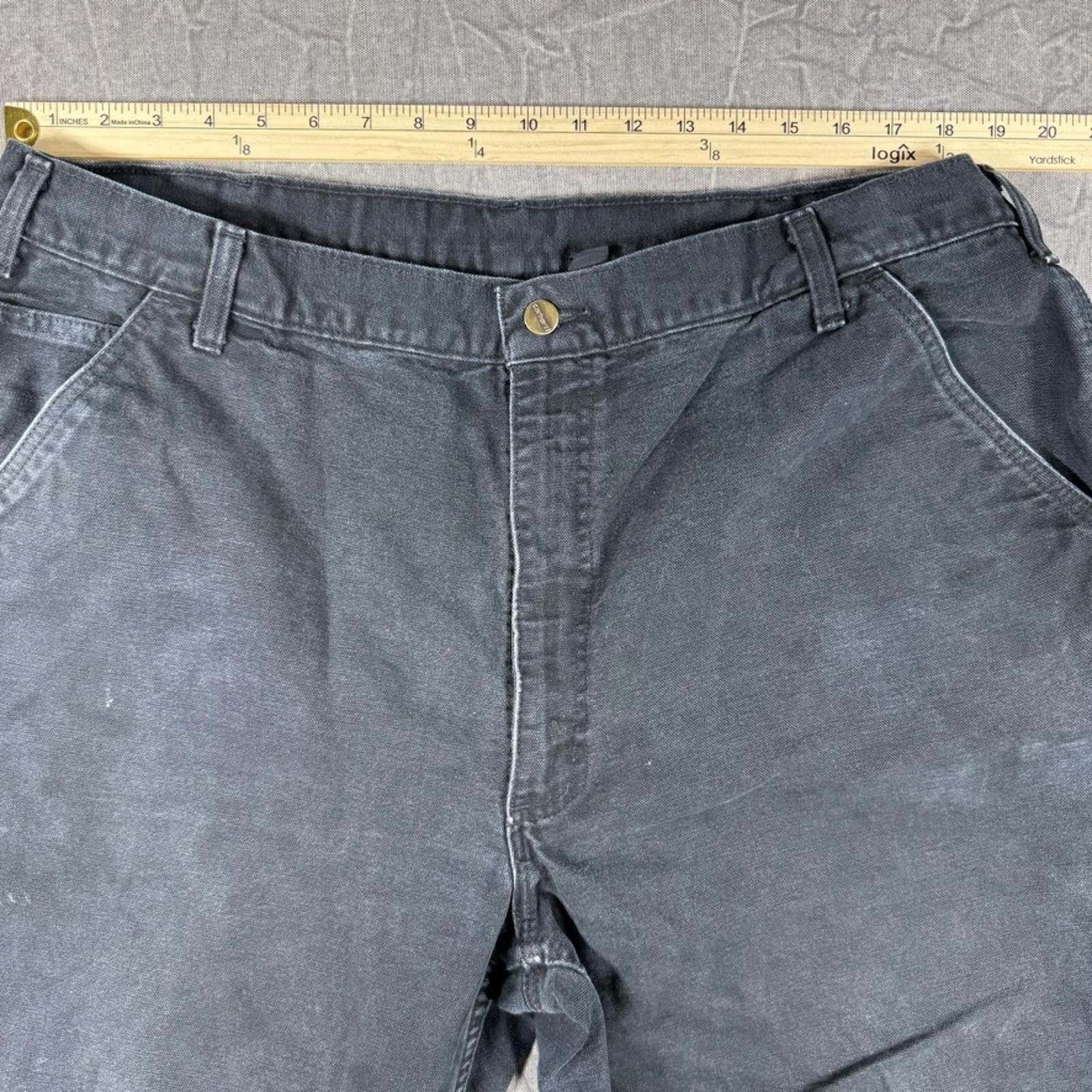 Carhartt Carhartt Jeans Men's 42x34 Black Pants 1 Size US 42 / EU 58 - 5 Thumbnail
