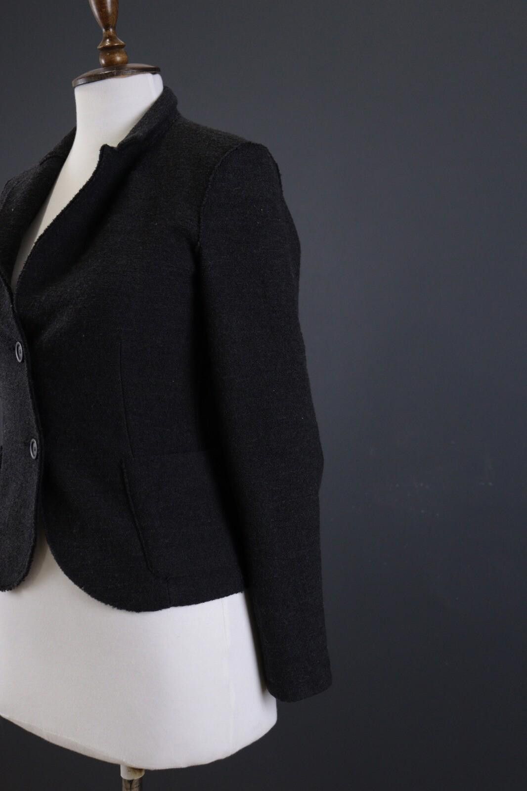 Harris Wharf London Harris Wharf London Wool Designer Coat Jacket Size 36 IT 40 Size M / US 6-8 / IT 42-44 - 6 Thumbnail