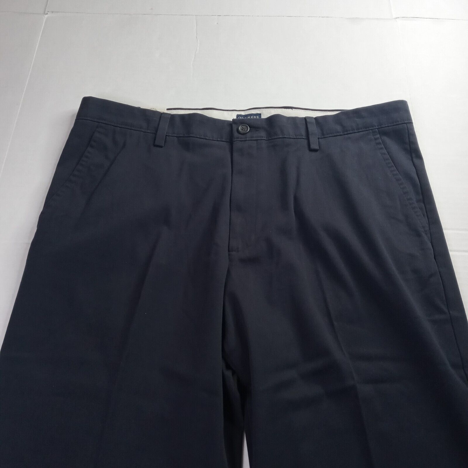 Dockers Dockers Easy Khakis Pants Mens 38x34 Black Classic Fit Size US 38 / EU 54 - 3 Thumbnail