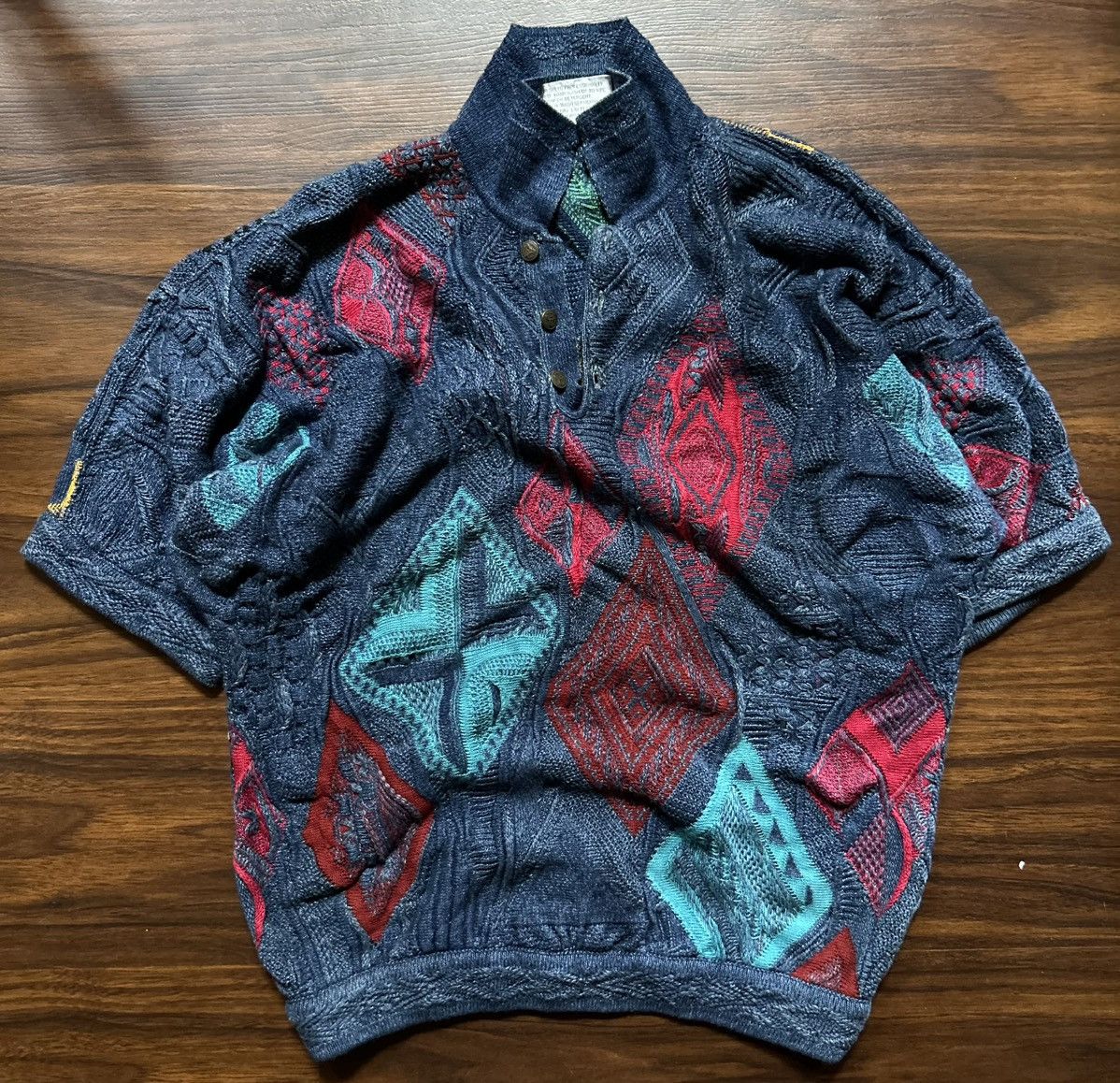 Coogi RARE VINTAGE 90’s COOGI BLUES POLO KNIT Size US XL / EU 56 / 4 - 3 Thumbnail