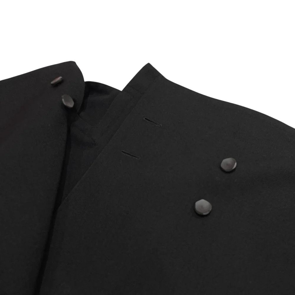 Yohji Yamamoto YOHJI YAMAMOTO/ Wool gabardine bell dead-wrap skirt Size US 35 - 6 Thumbnail