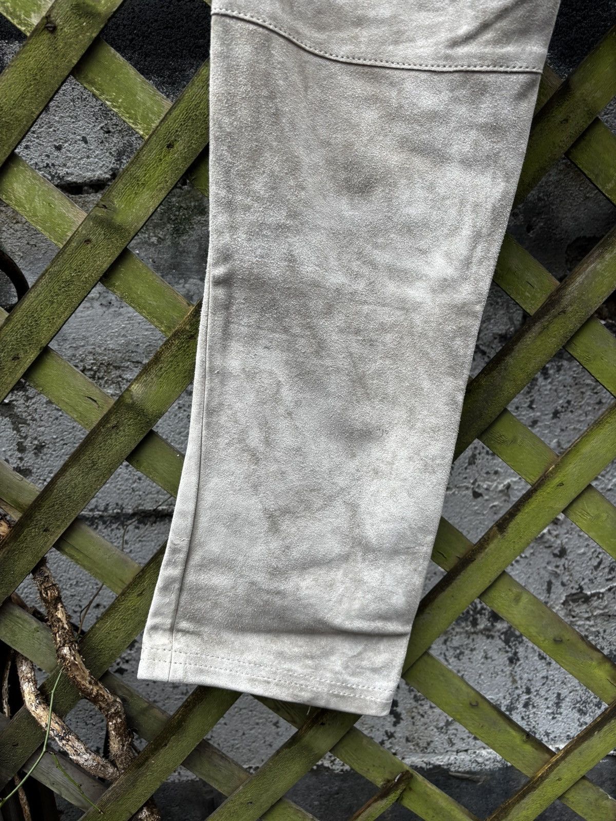 Comme des Garcons Junya Watanabe AW03 Heavyweight Suede Pants Size US 32 / EU 48 - 11 Thumbnail