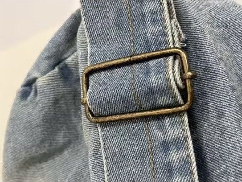 Other Washed Denim Shoulder Bag Large Capacity Size ONE SIZE - 6 Thumbnail