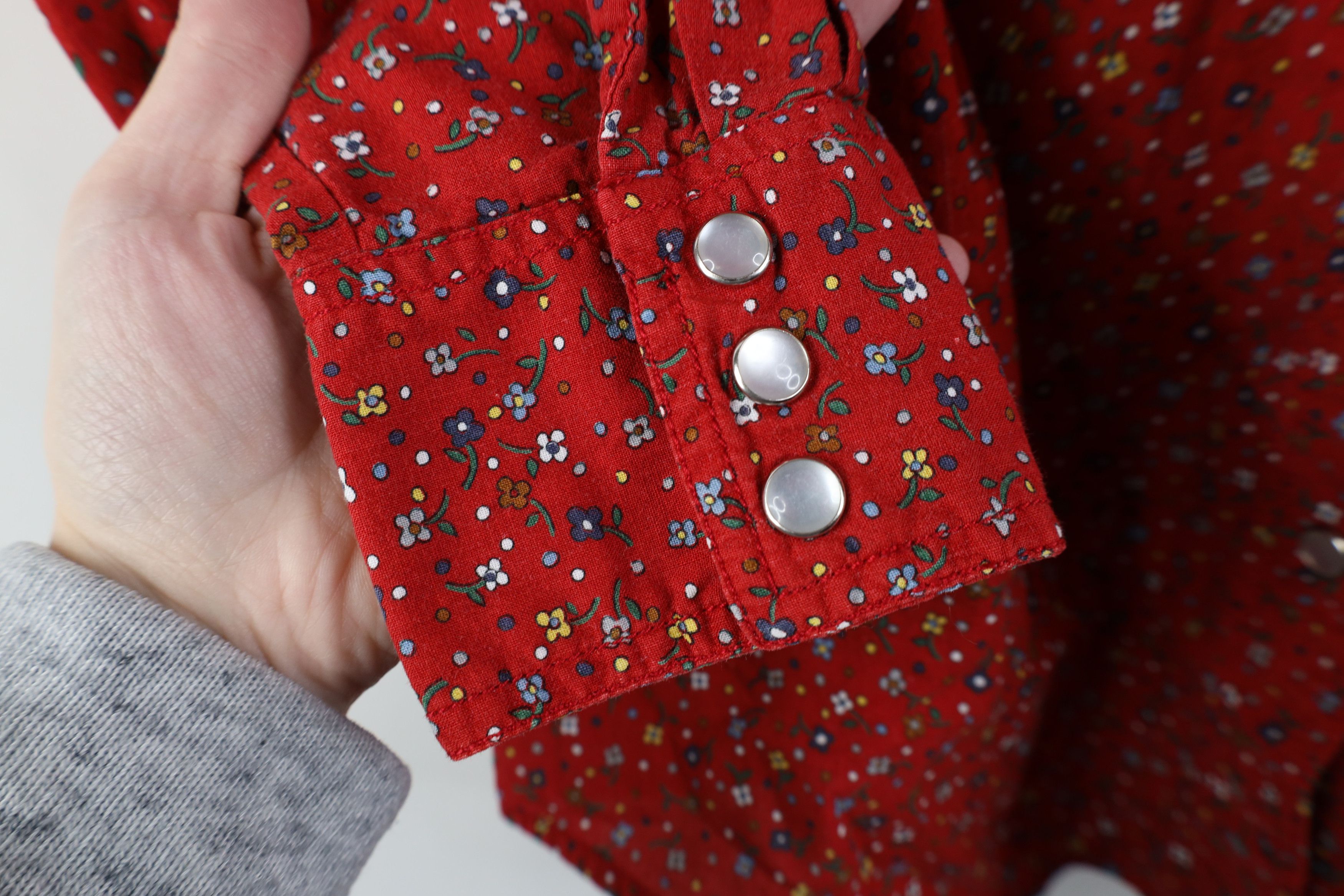 Vintage Vintage 70s Streetwear Western Cowgirl Snap Button Shirt Size M / US 6-8 / IT 42-44 - 6 Thumbnail