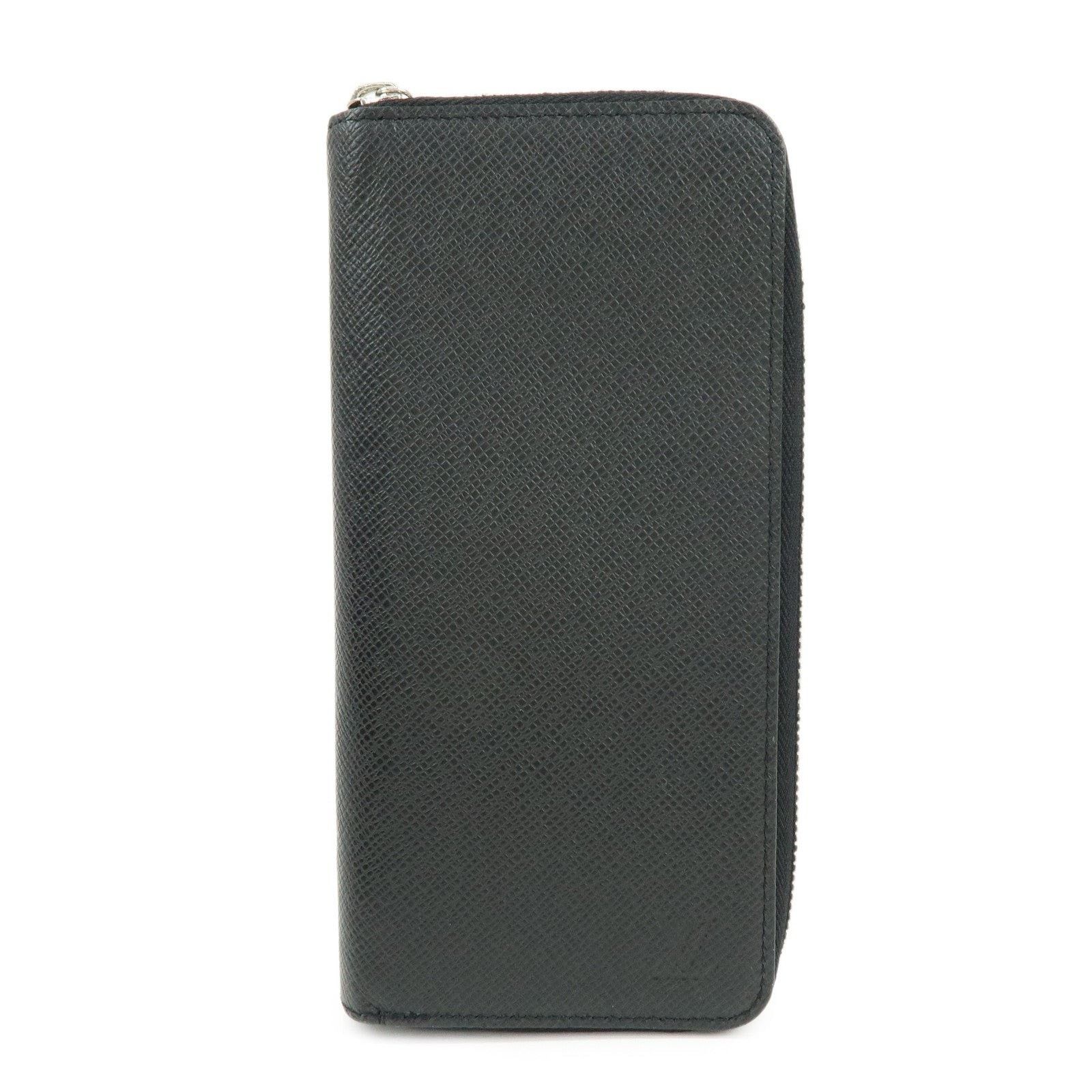 Louis Vuitton Louis Vuitton Taiga Vertical Round Zippy Wallet Black Size ONE SIZE - 1 Thumbnail
