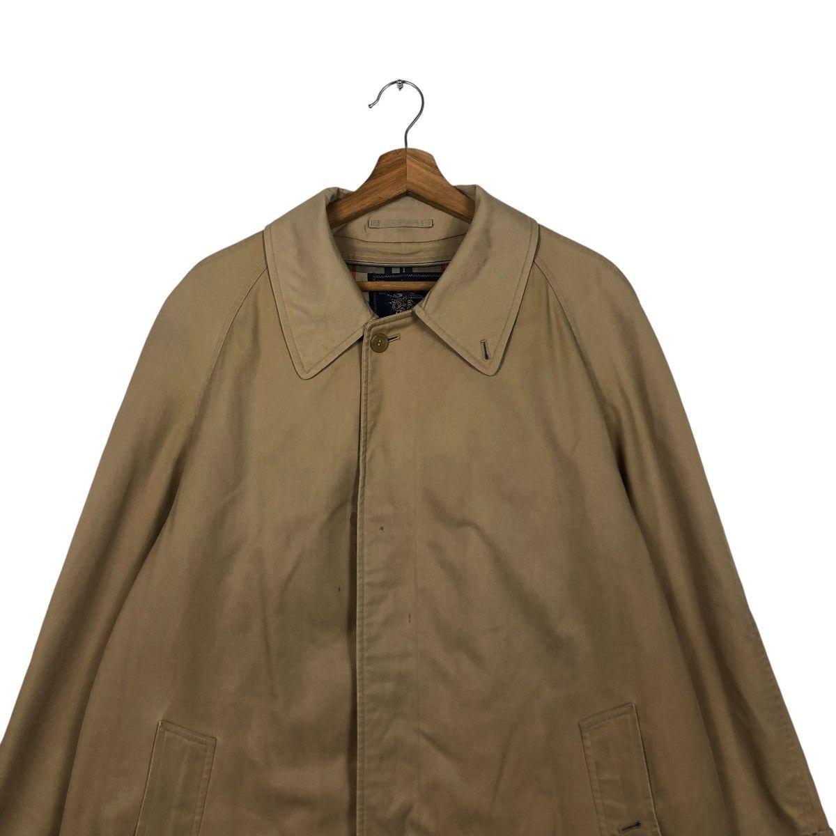 Burberry × Vintage 🔥VINTAGE LONG JACKET BURBERRYS NOVA CHECK BLANKET LINING Size US M / EU 48-50 / 2 - 4 Thumbnail