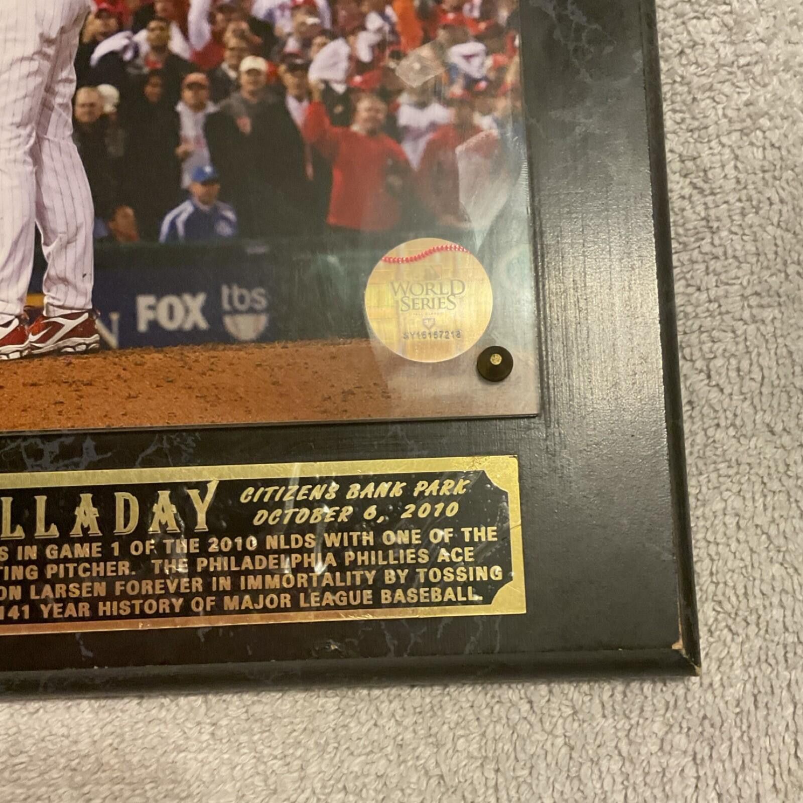 Other Philadelphia Phillies Roy Halladay Plaque with Nameplate Size ONE SIZE - 7 Thumbnail