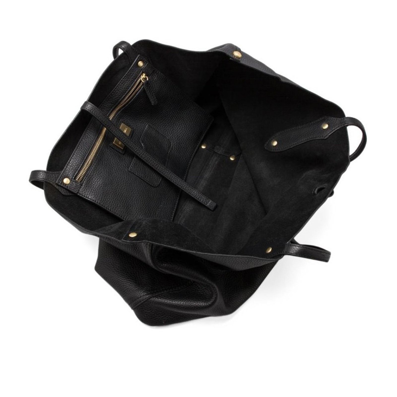 Other ANNABEL INGALL Isabella Tote Italian Pebble Leather in Black Size ONE SIZE - 3 Thumbnail