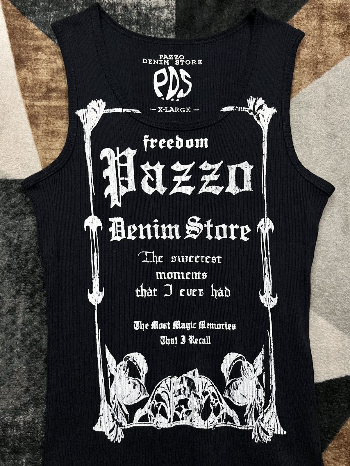 Hysteric Glamour Y2K Pazzo Japan Graphic Vkei Thermal Sleeveless Tank Size US M / EU 48-50 / 2 - 2 Thumbnail