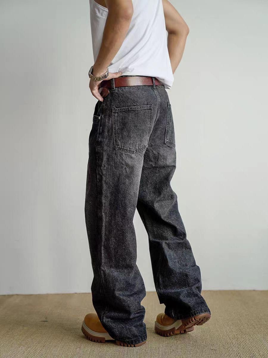 Washed Baggy Denim Jeans