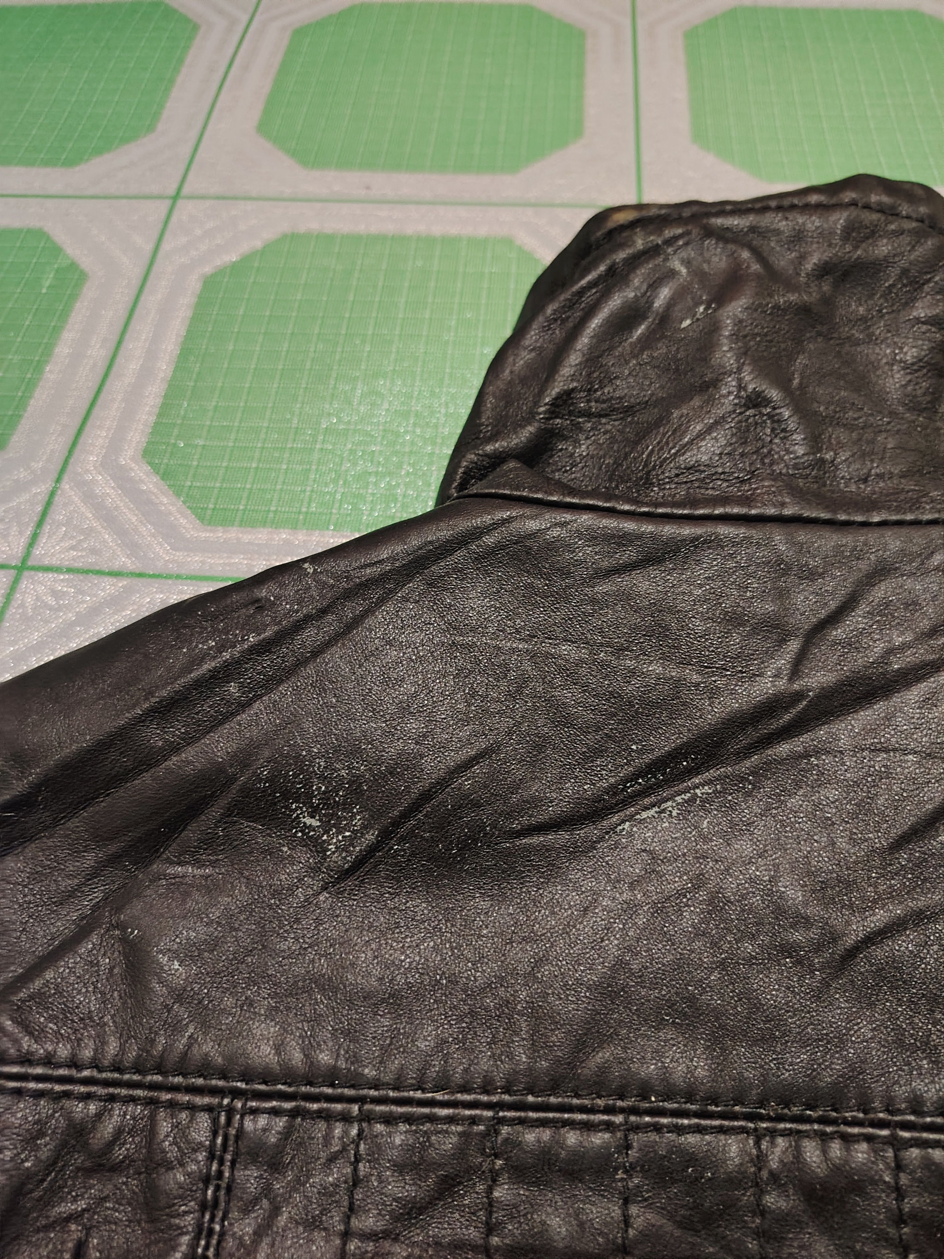 Armani Leather jacket Armani Jeans Size S / US 4 / IT 40 - 14 Thumbnail