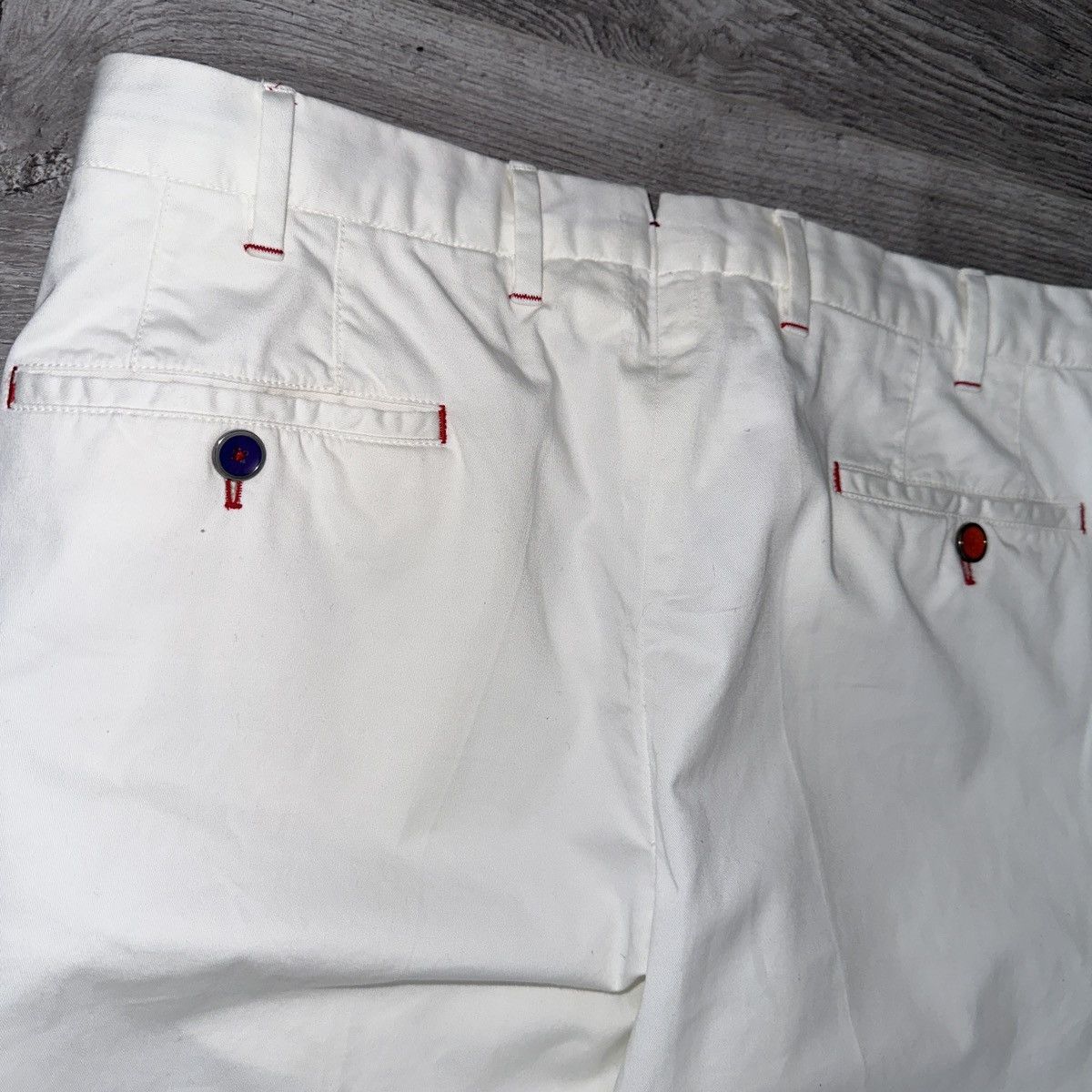 PT Torino Pt01 basic white straight pants Italy designer rare luxury Size US 34 / EU 50 - 5 Thumbnail